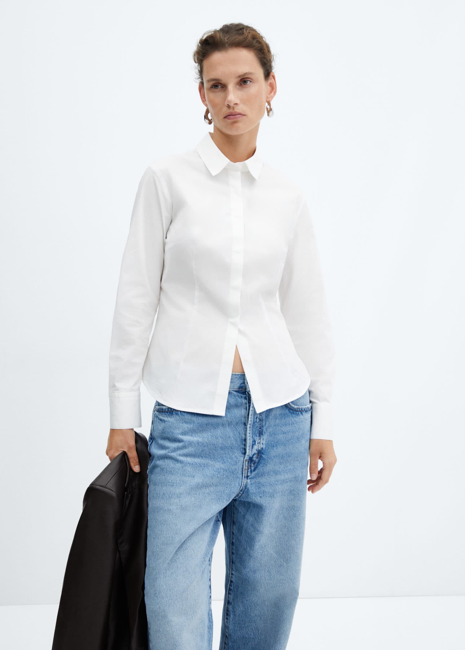 Camisa básica algodón