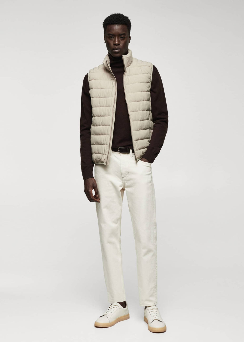 Chaleco acolchado ultra ligero water-repellent