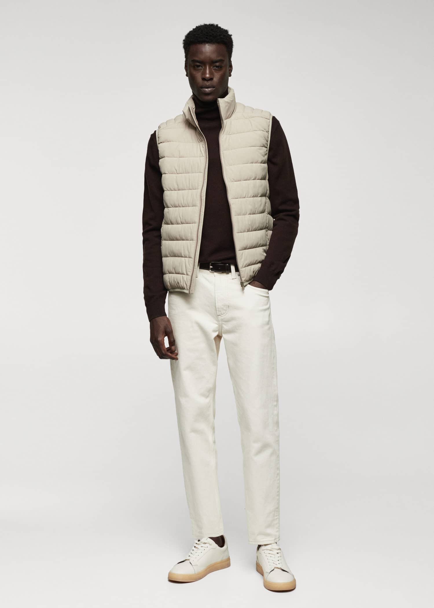 Chaleco acolchado ultra ligero water-repellent