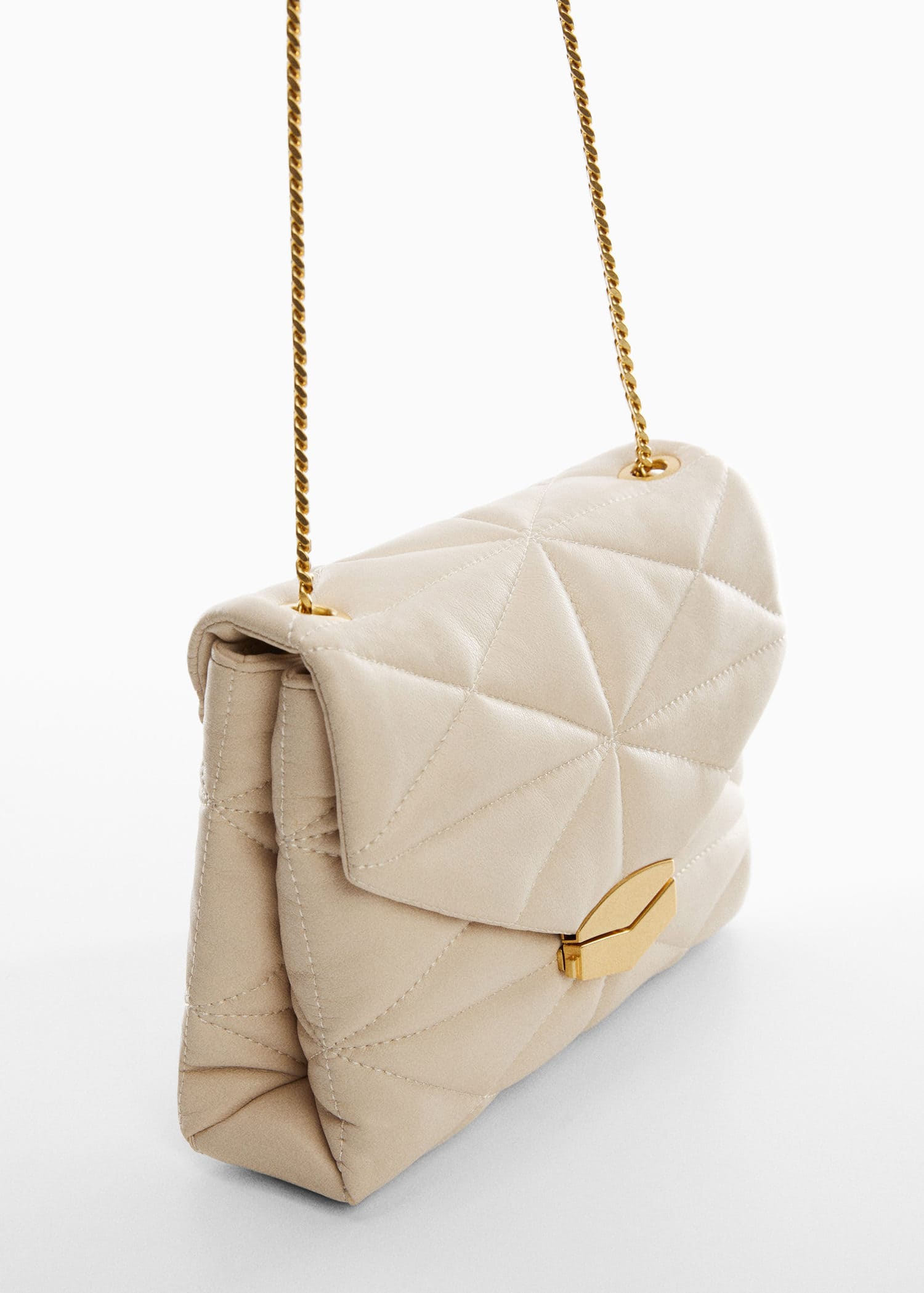Bolso acolchado solapa