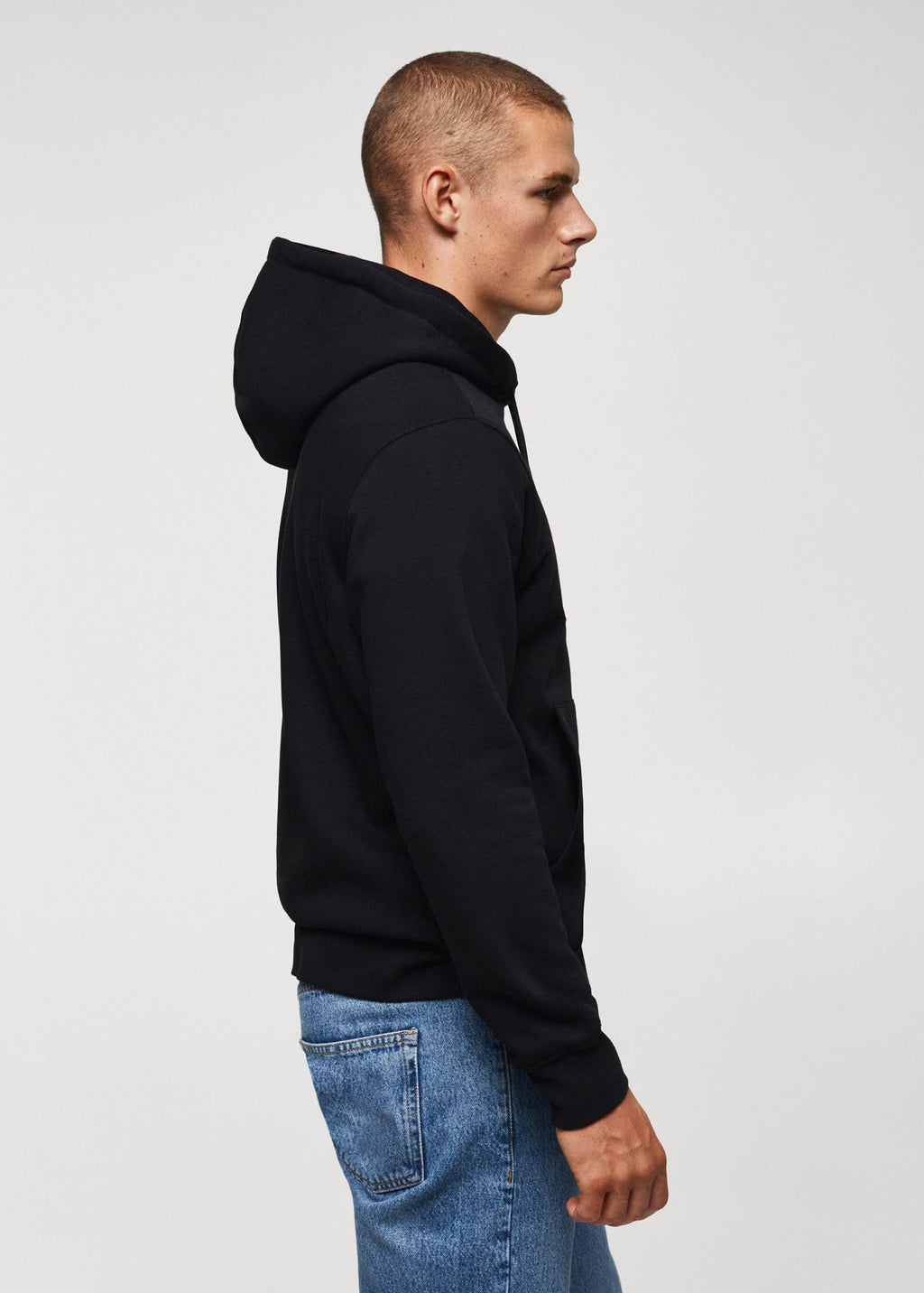 Sudadera algodón canguro capucha