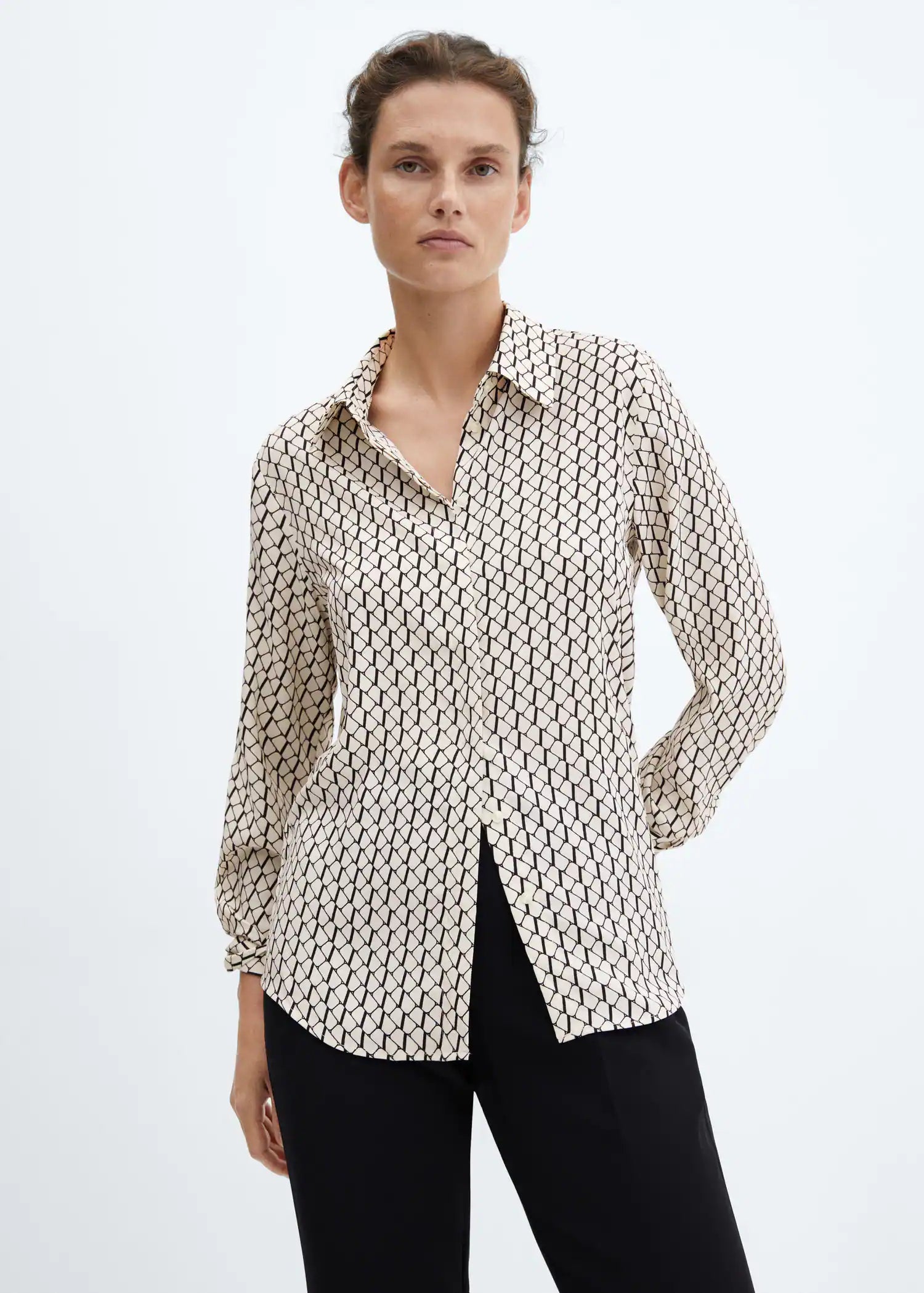 Camisa fluida botones