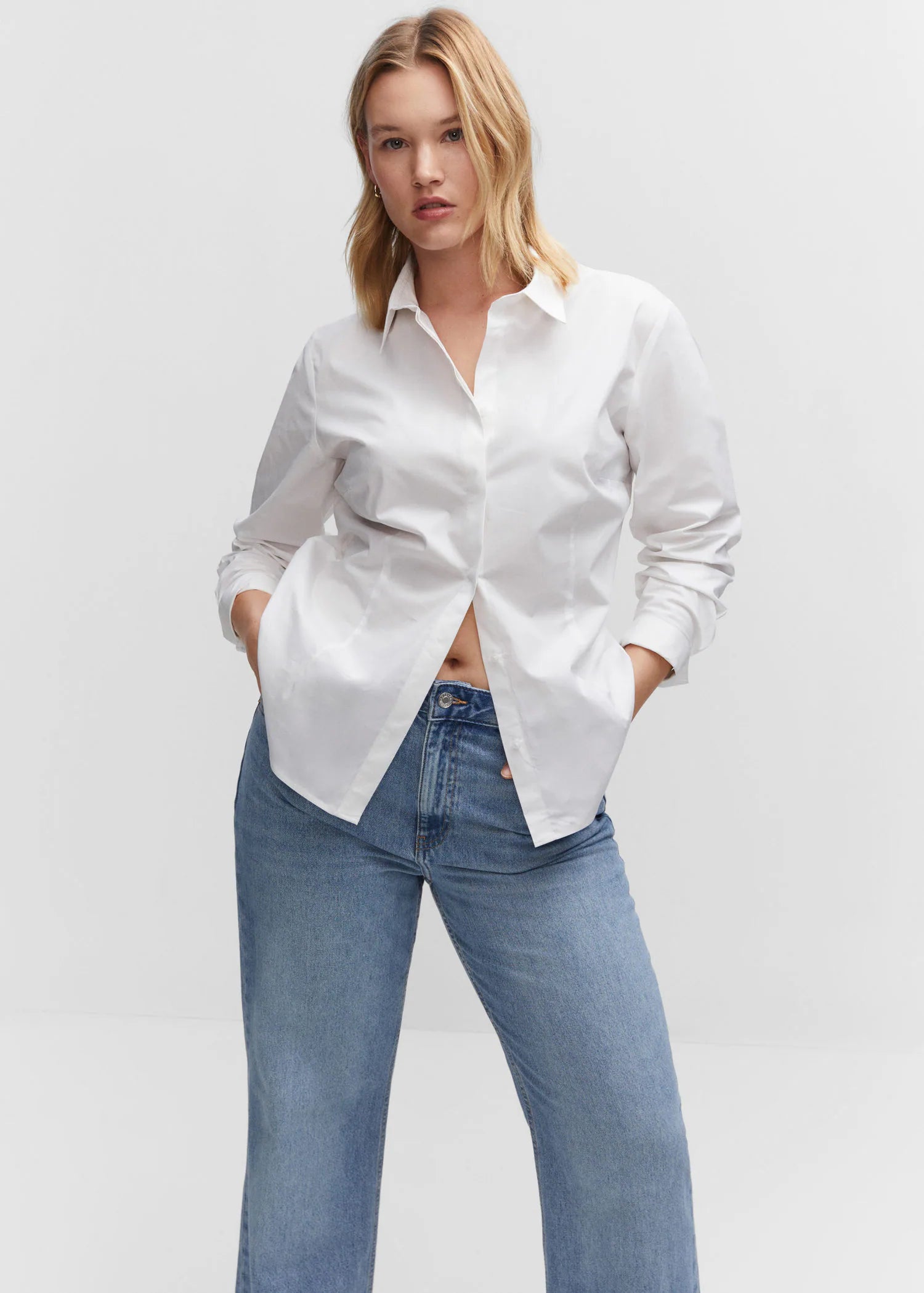 Camisa básica algodón
