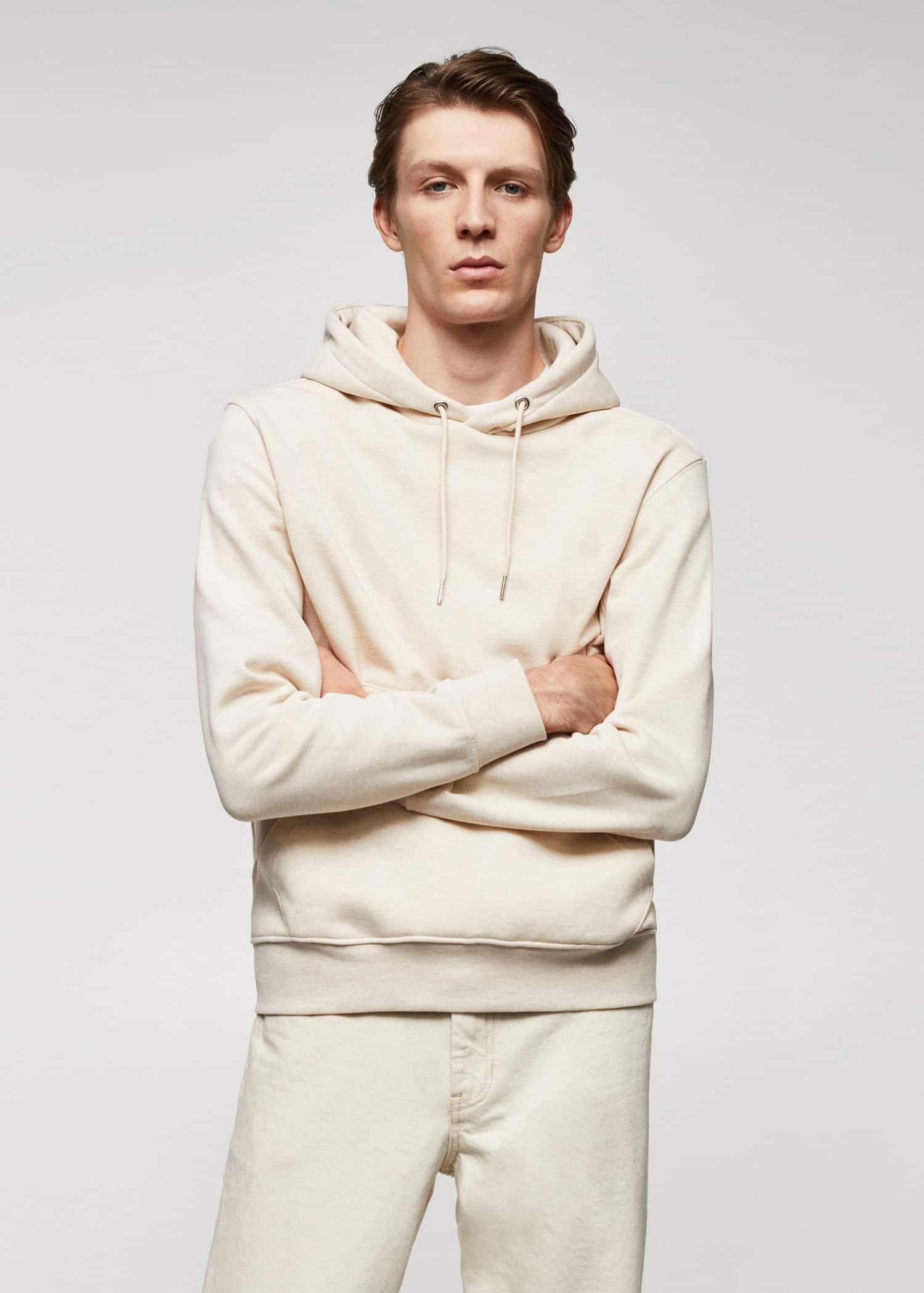 Sudadera algodón canguro capucha