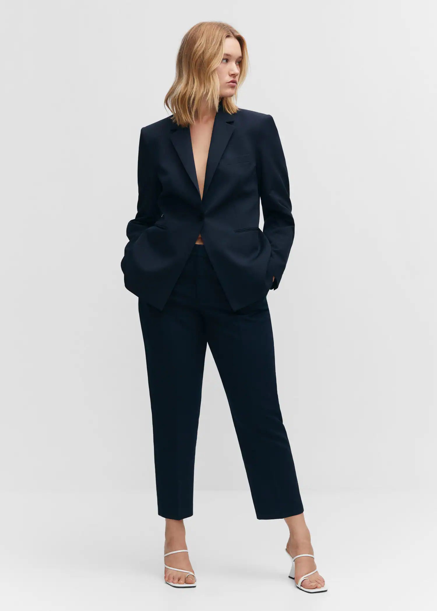 Pantalón recto traje