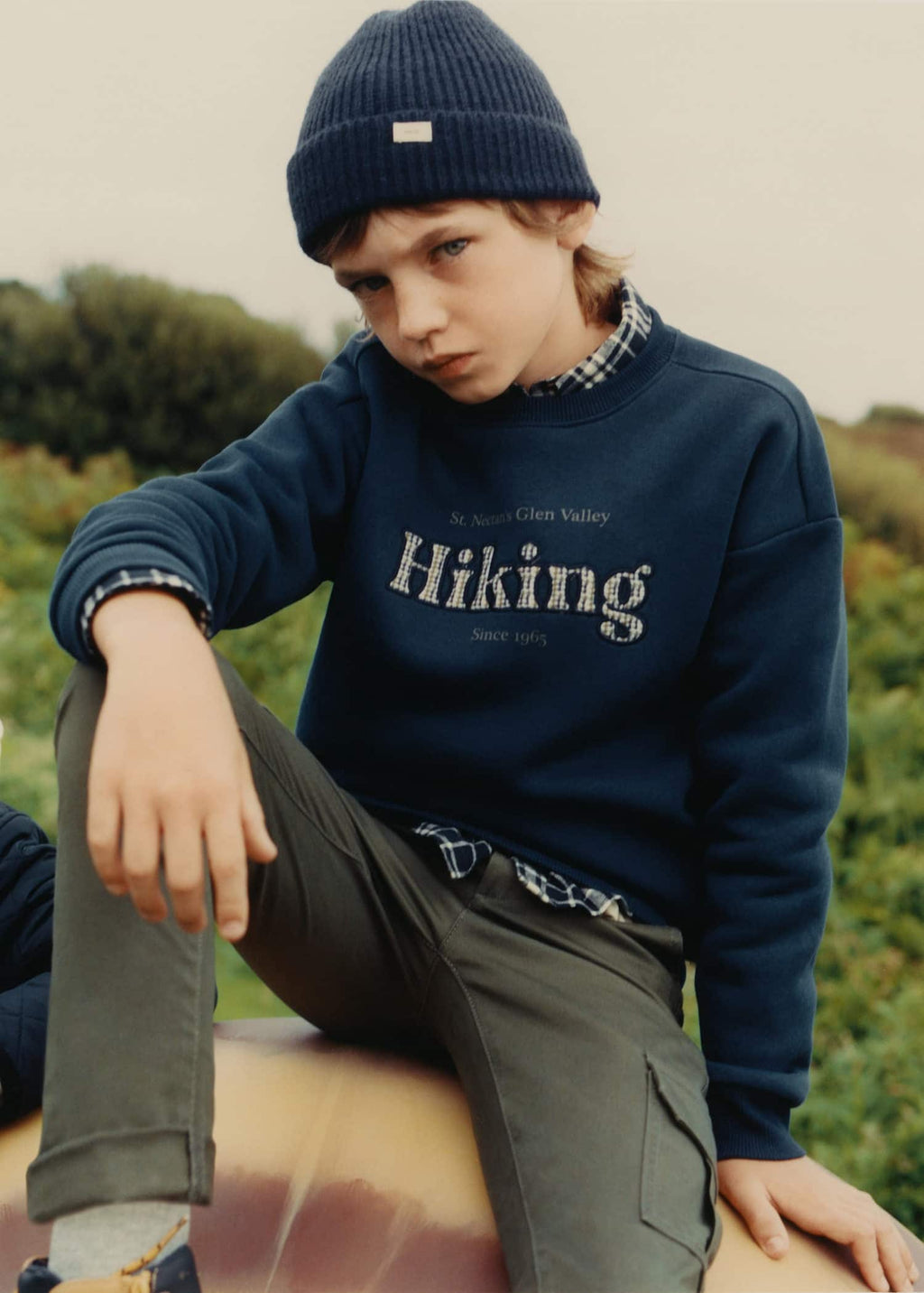 Sudadera mensaje estampado