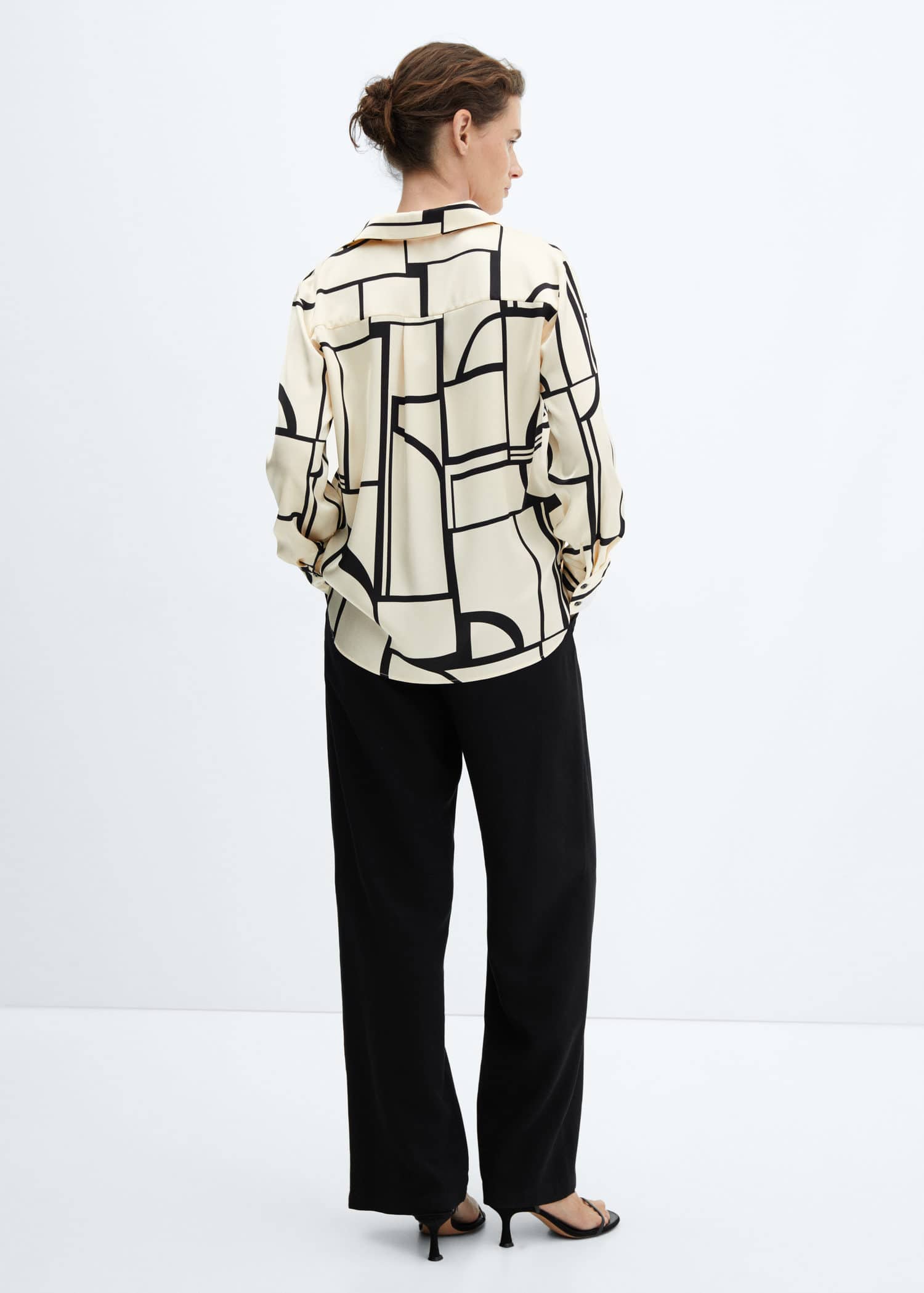 Camisa estampado geométrico