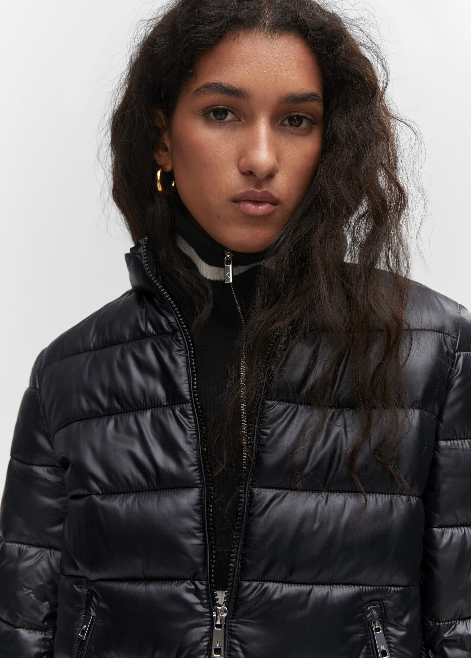 Anorak acolchado bolsillos
