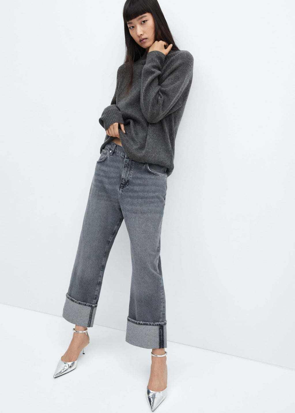 Jersey oversize cuello perkins