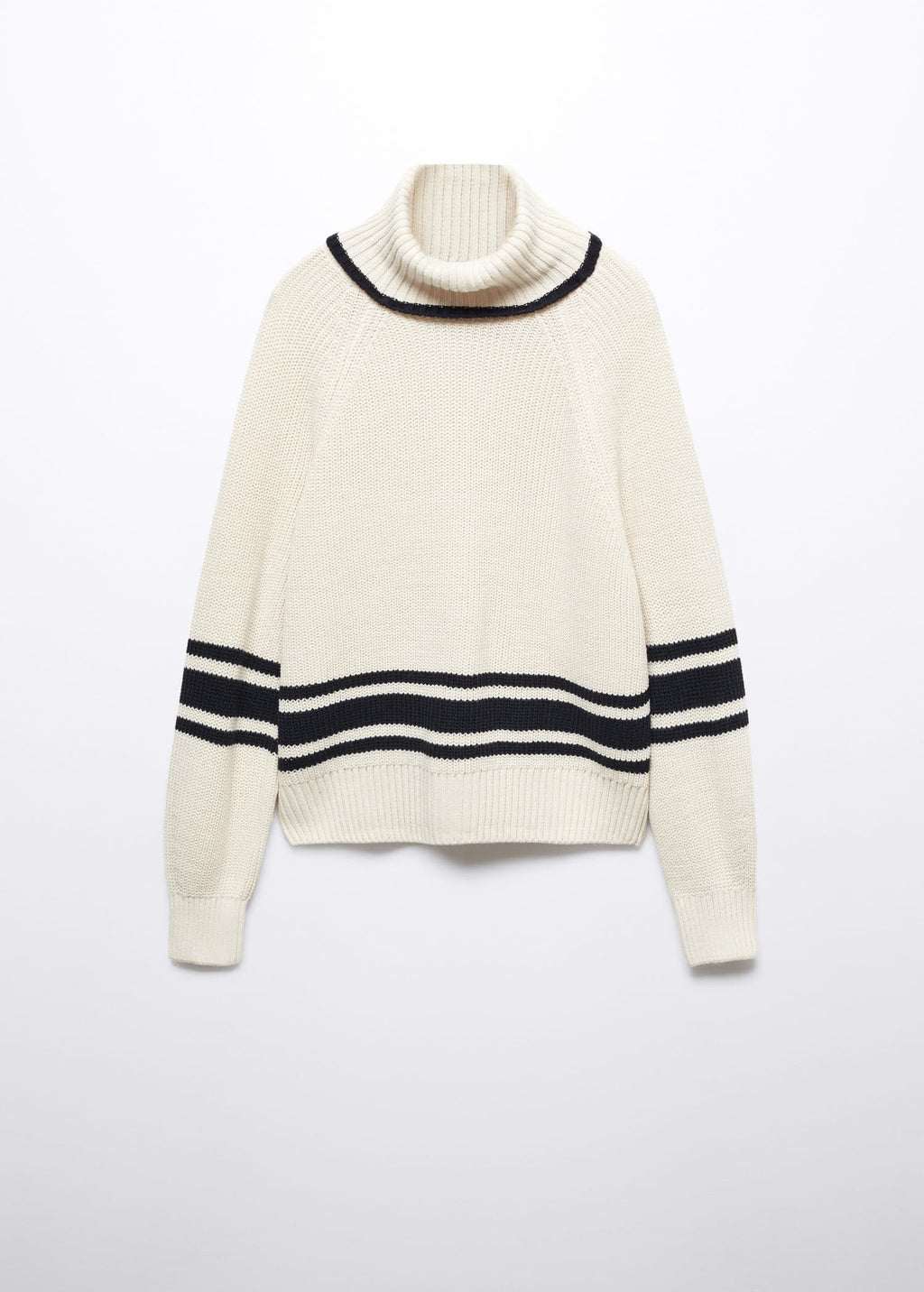 Jersey rayas cuello vuelto