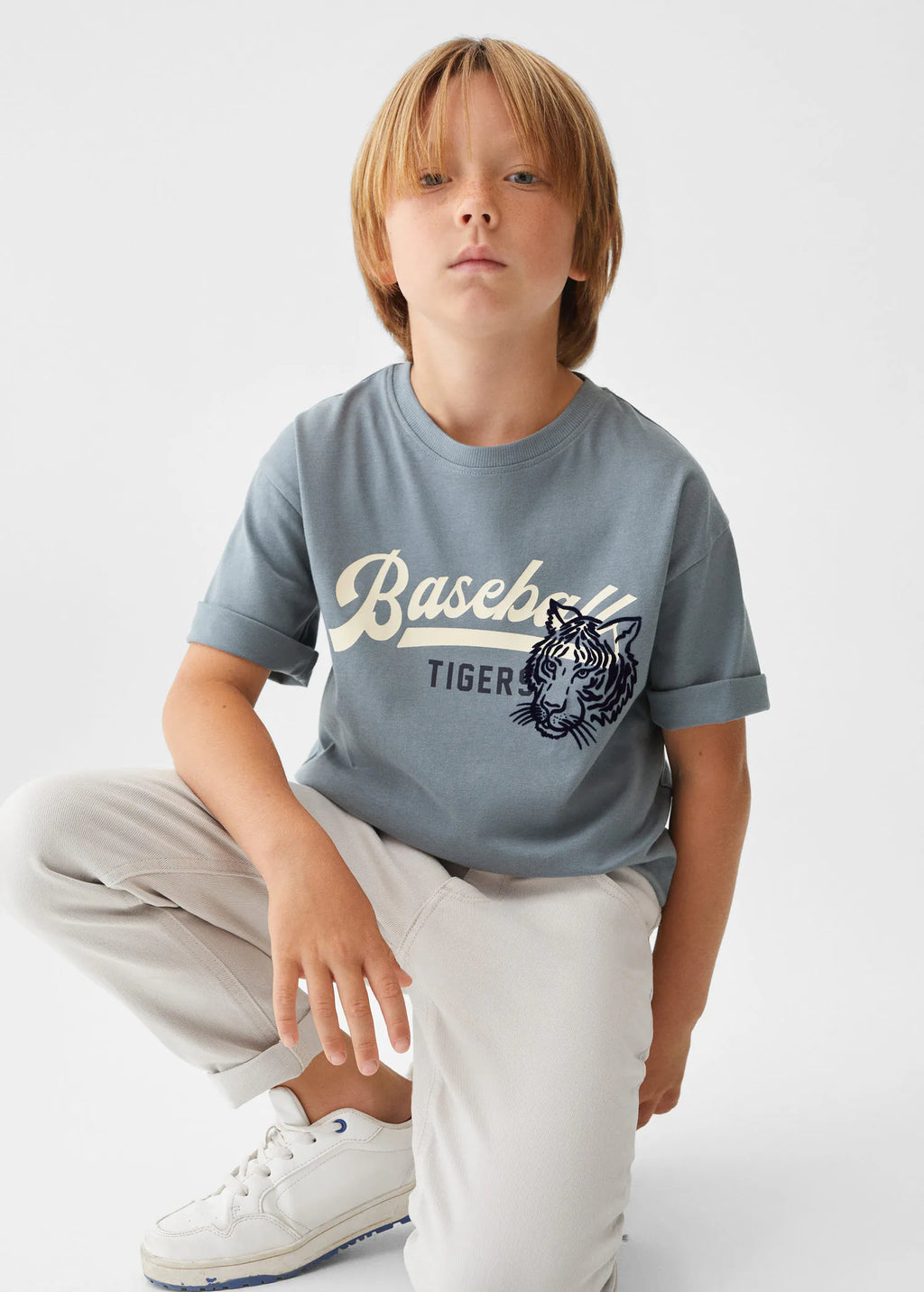 Camiseta estampada algodón