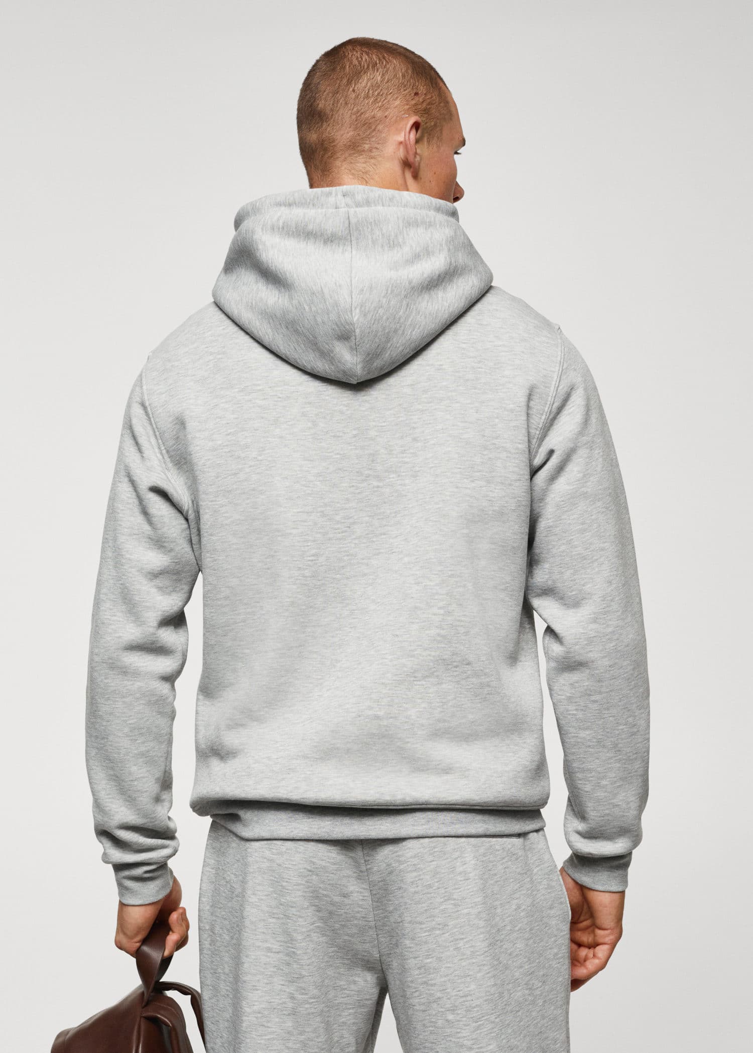 Sudadera algodón canguro capucha