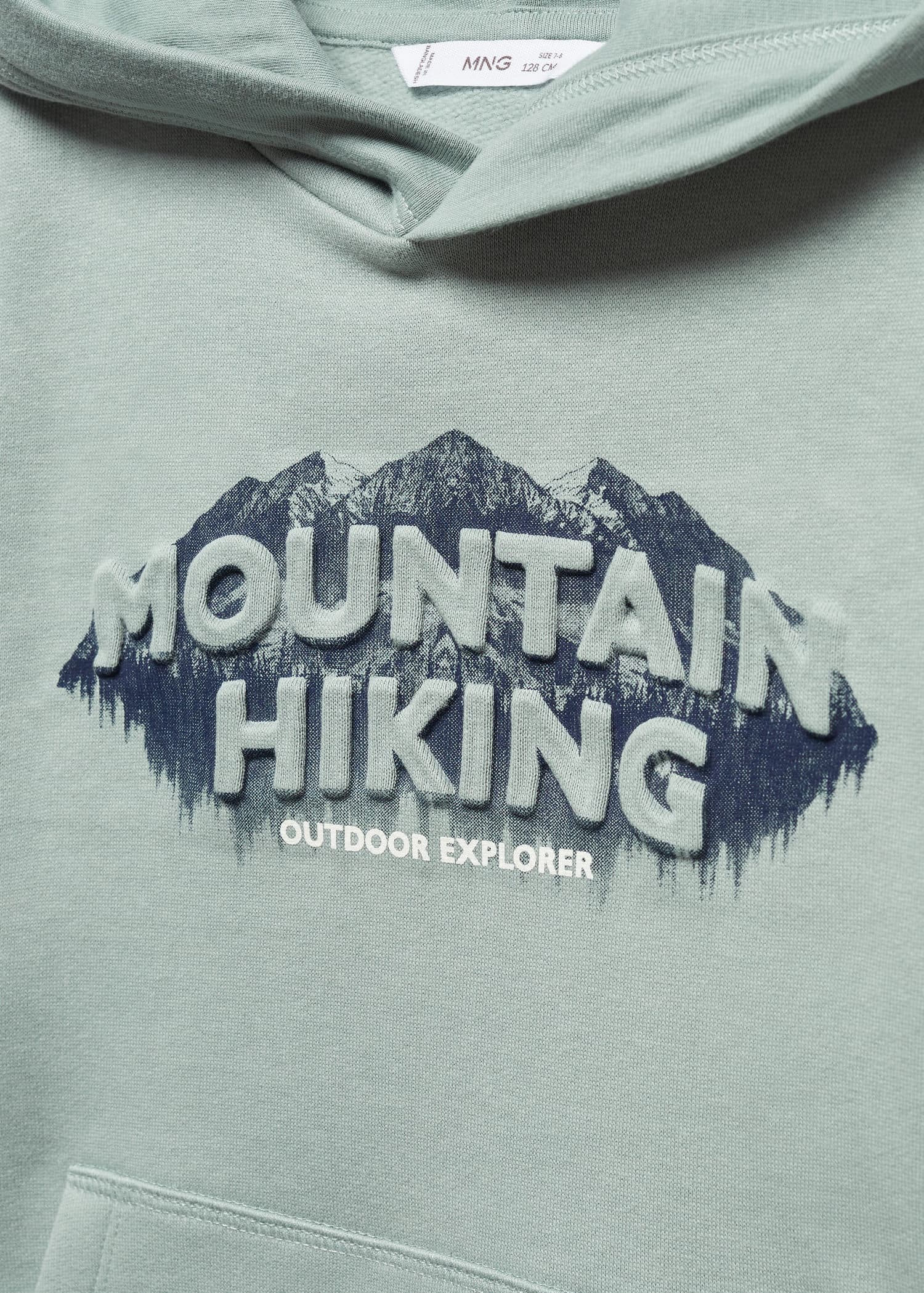 Sudadera mensaje estampado