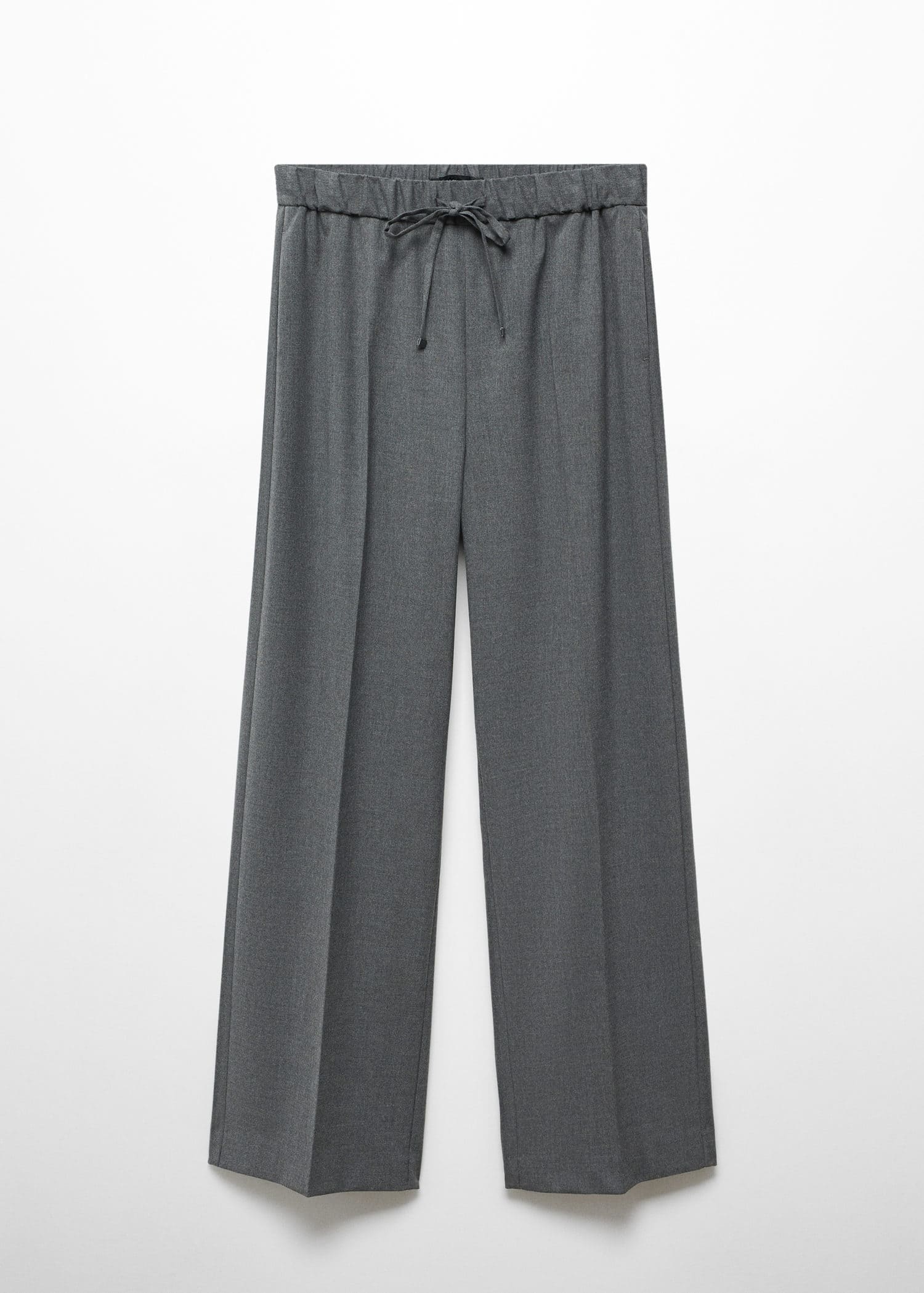Pantalón wideleg cintura elástica