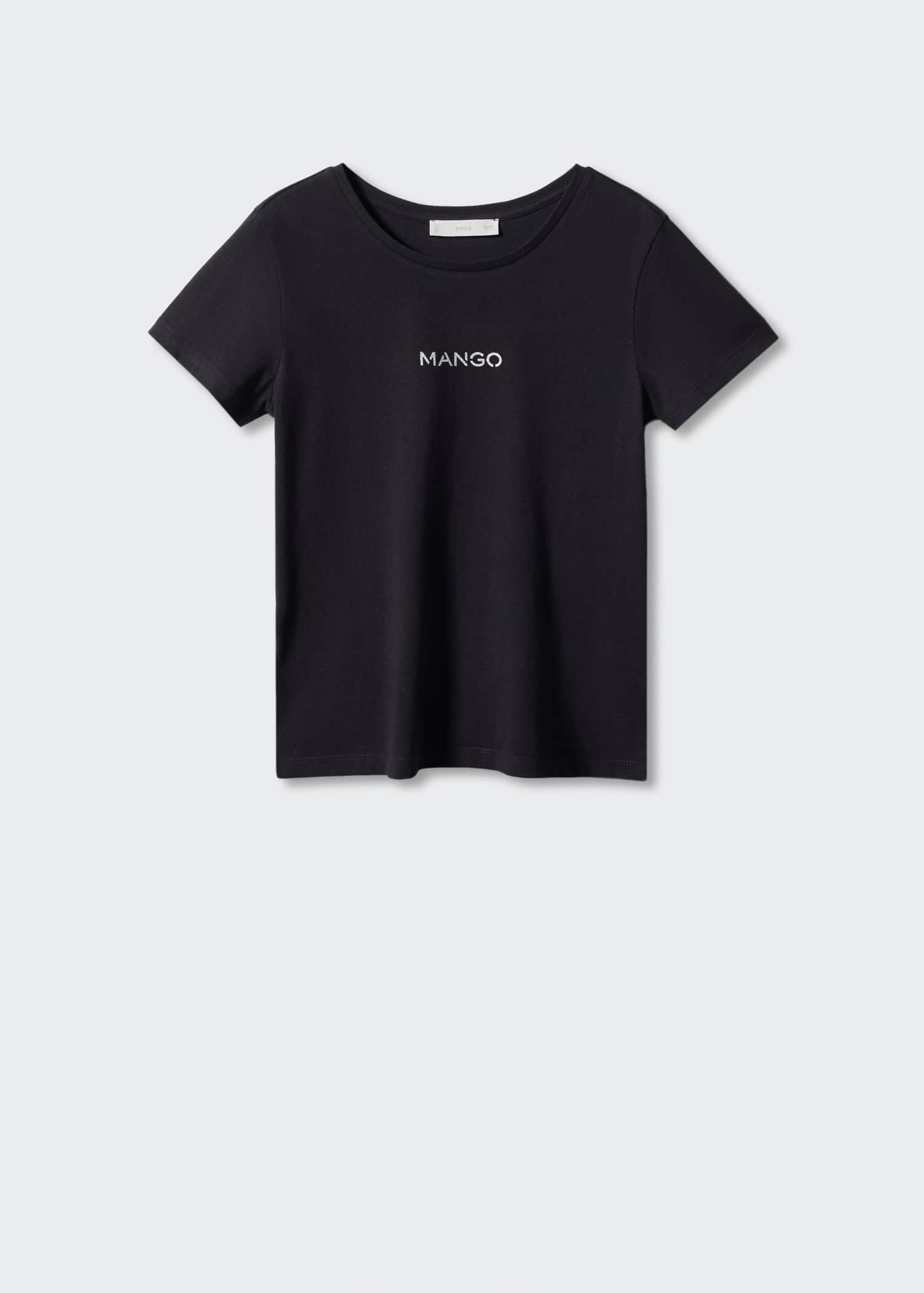 Camiseta logo metalizado