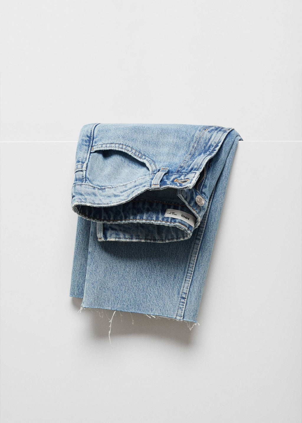 Jeans rectos crop