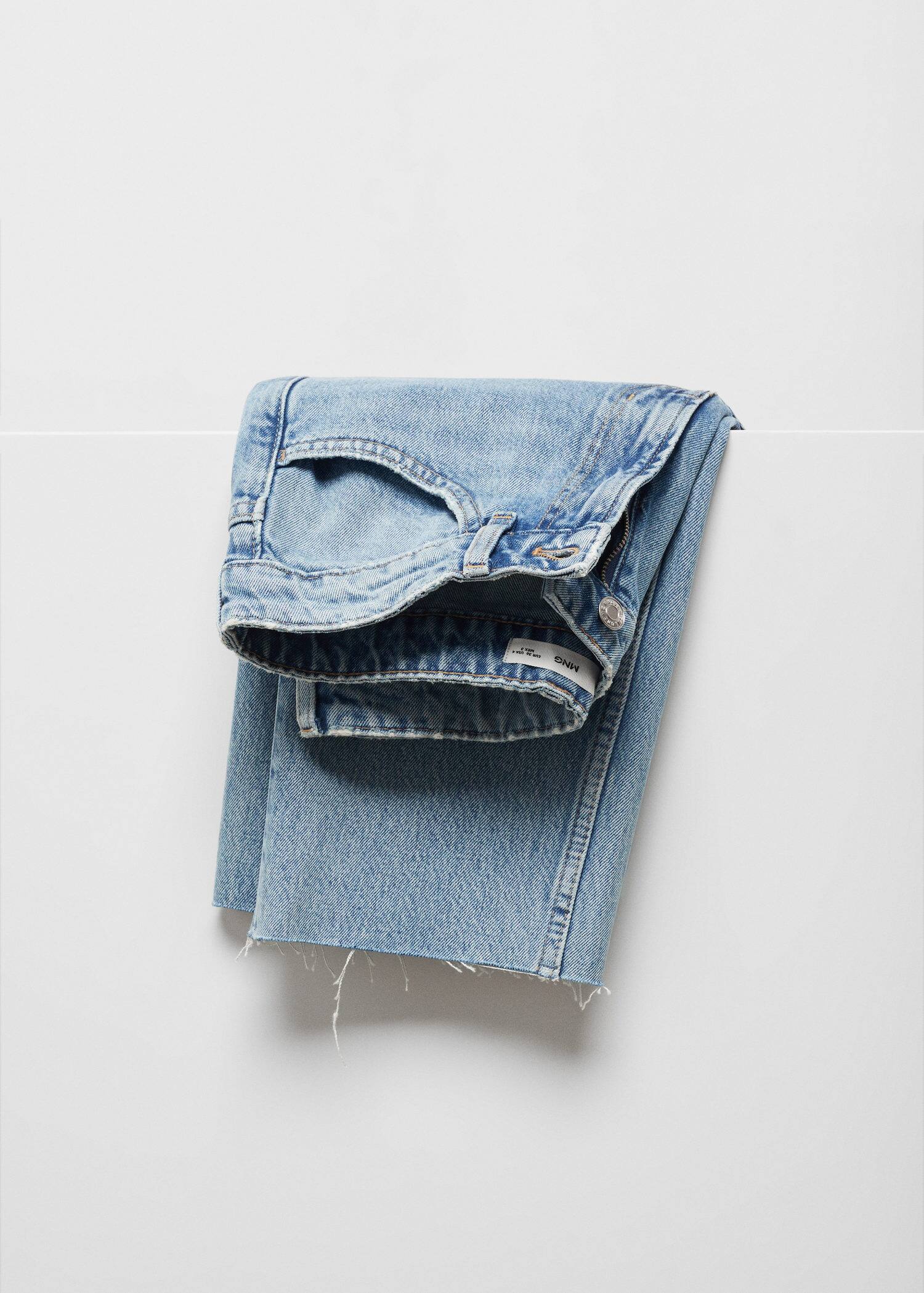 Jeans rectos crop