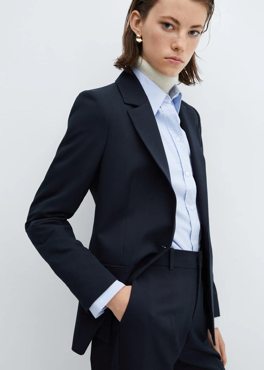 Pantalón recto traje
