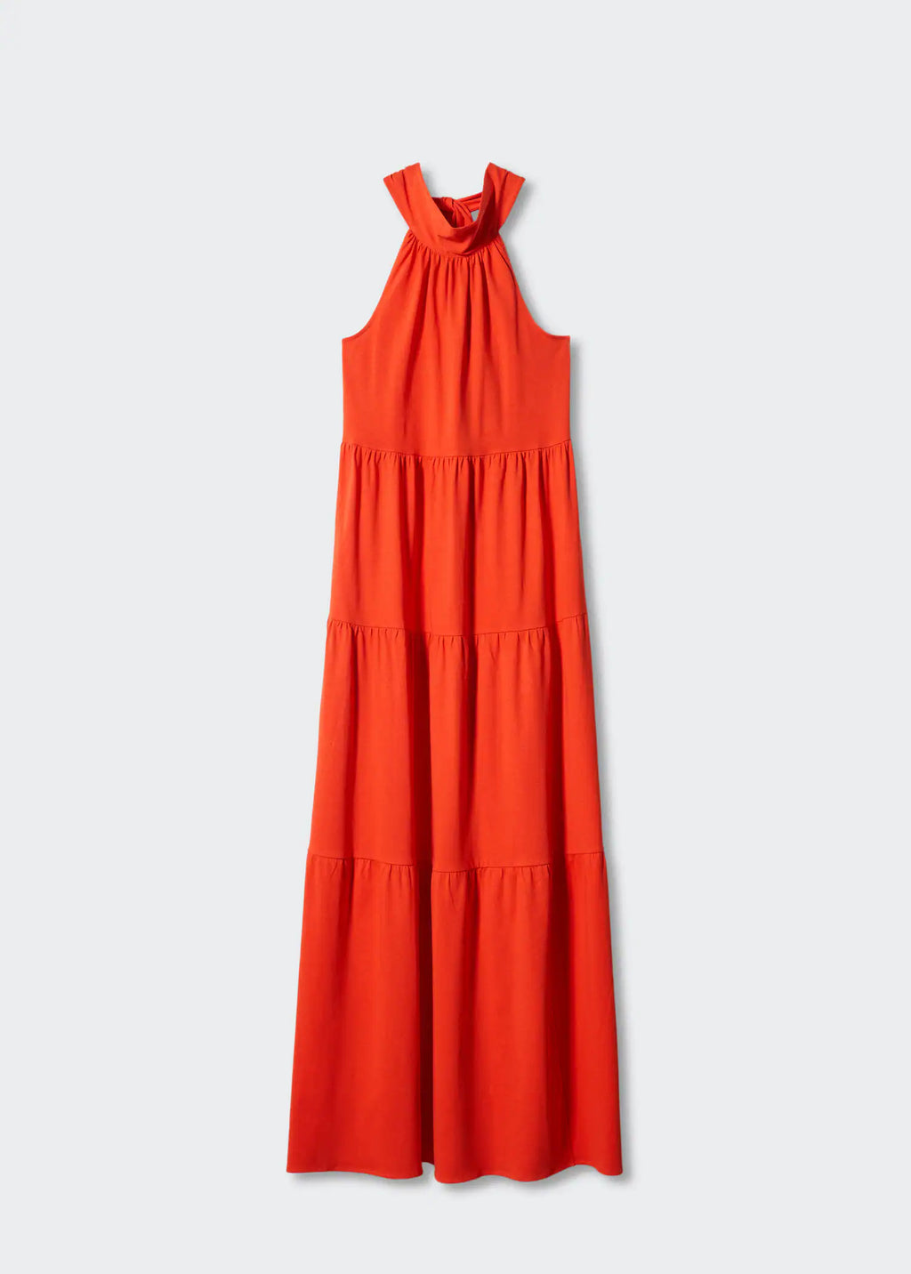 Vestido halter espalda abierta