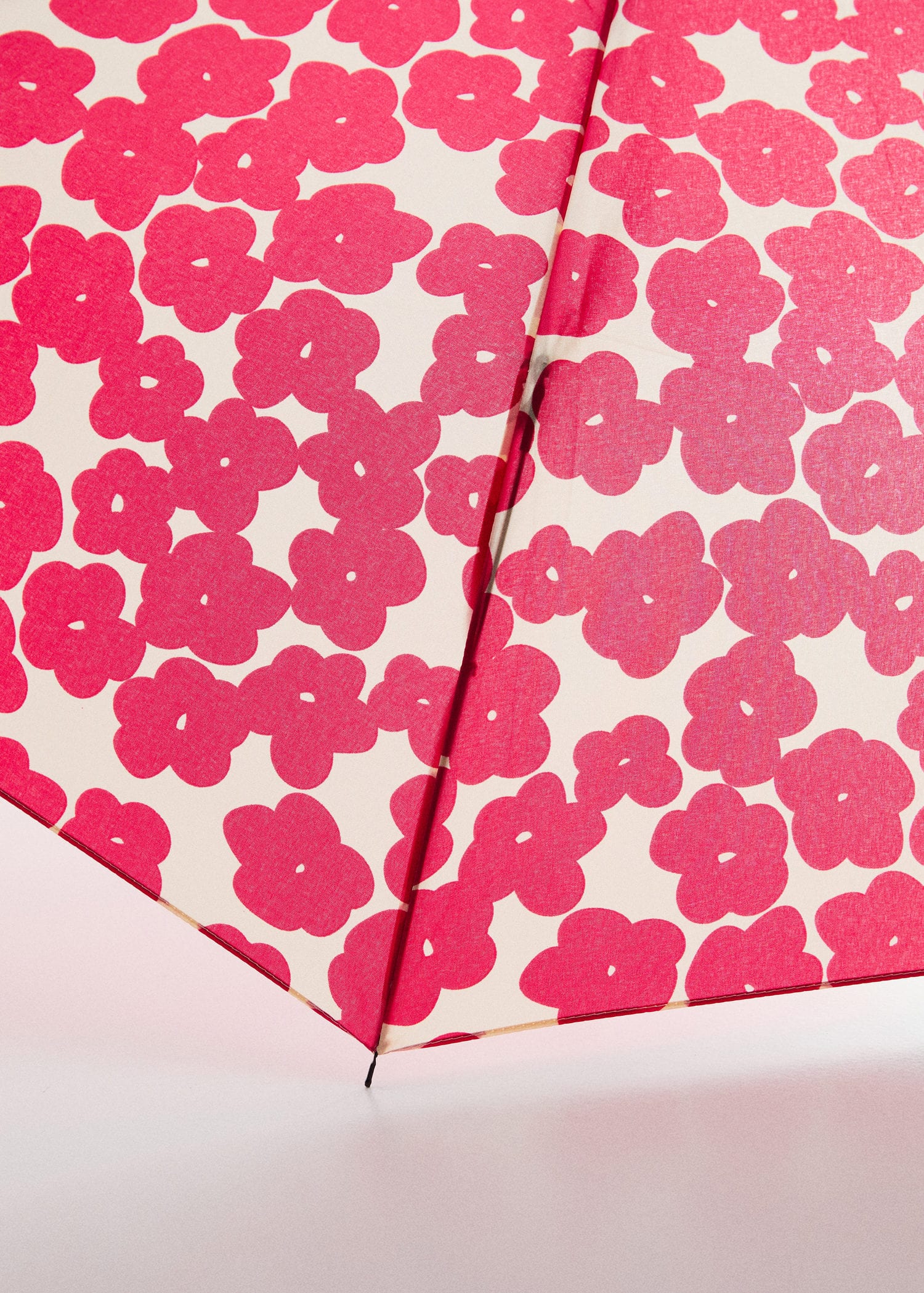 Paraguas plegable flores