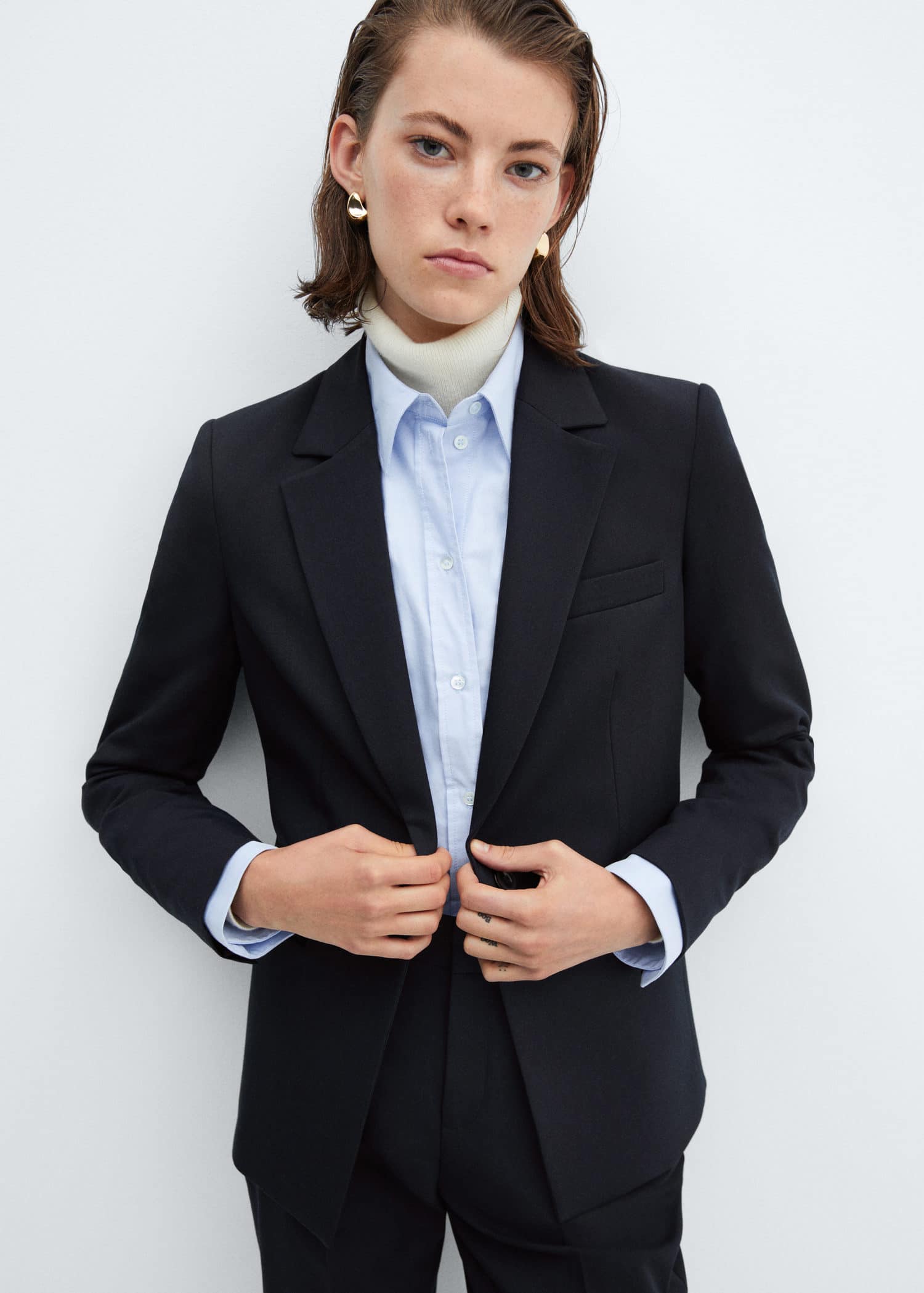 Americana traje entallada