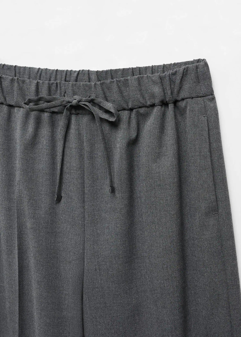 Pantalón wideleg cintura elástica