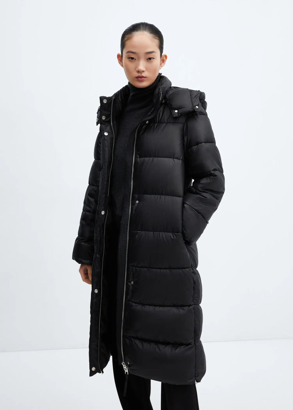 Anorak acolchado impermeable capucha