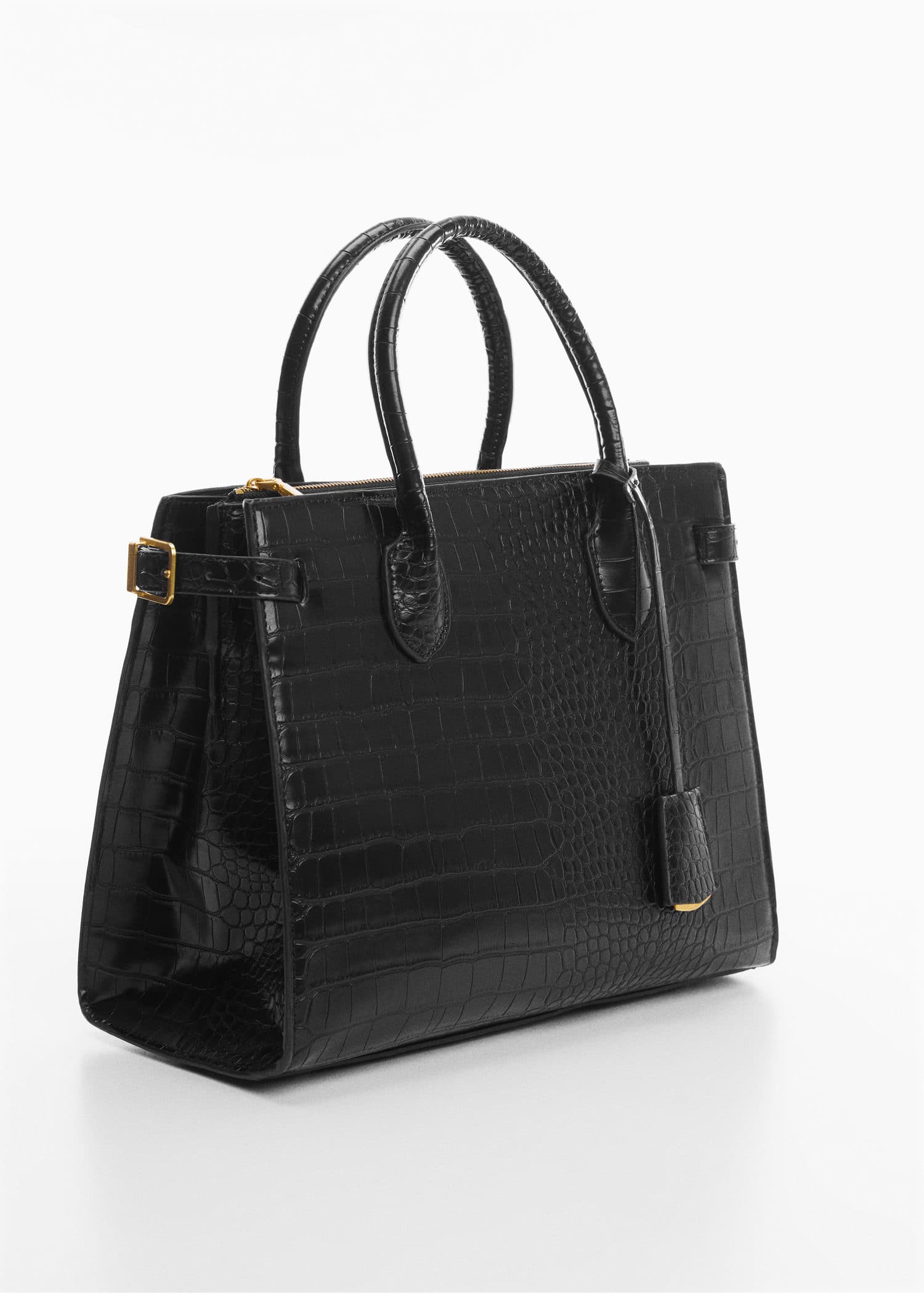 Bolso doble asa efecto coco
