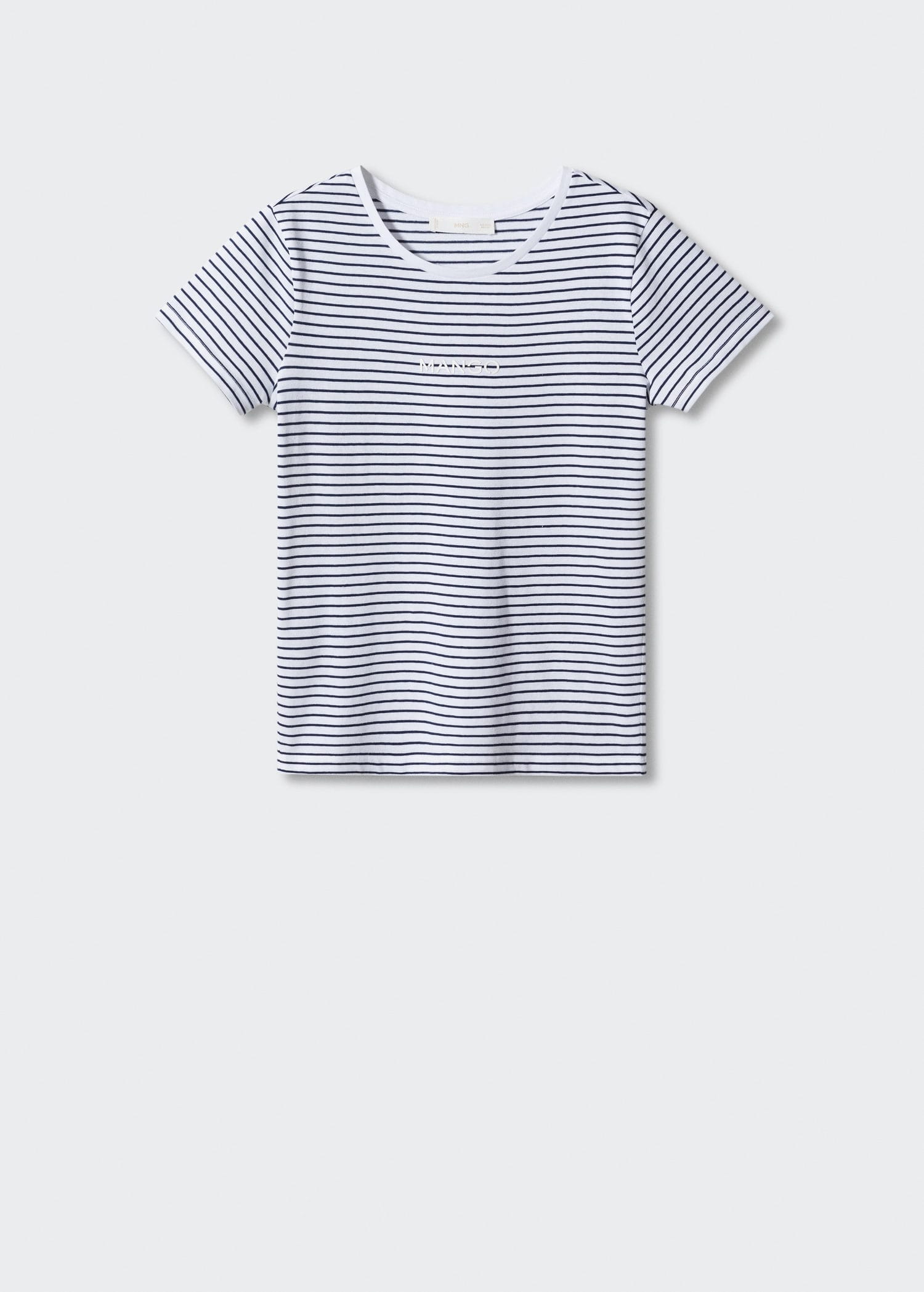 Camiseta rayas logo