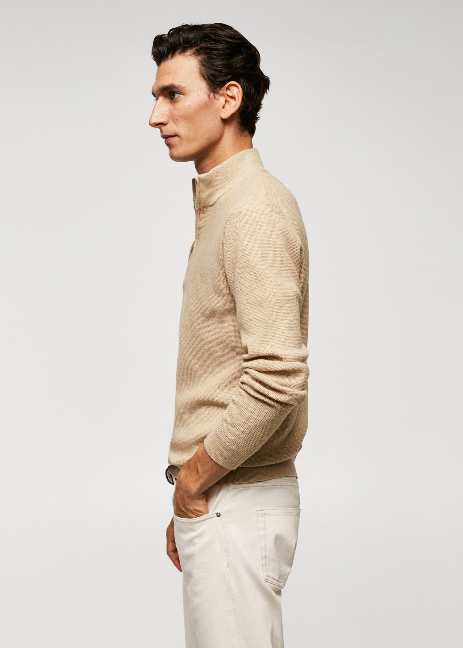 Jersey cuello perkins chimenea