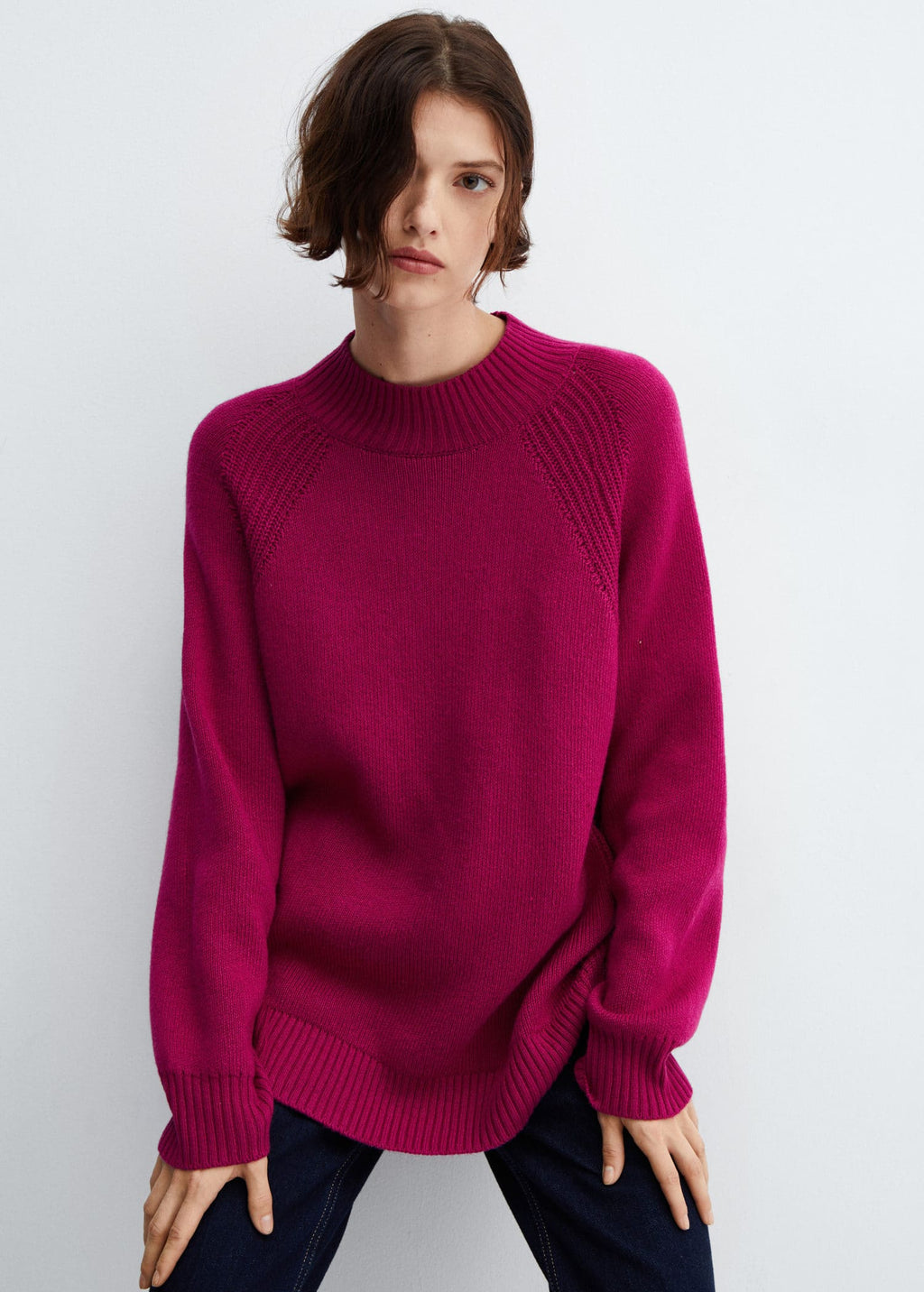 Jersey oversize cuello perkins