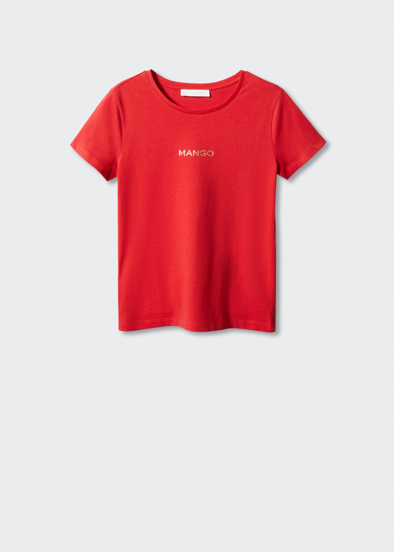 Camiseta logo metalizado