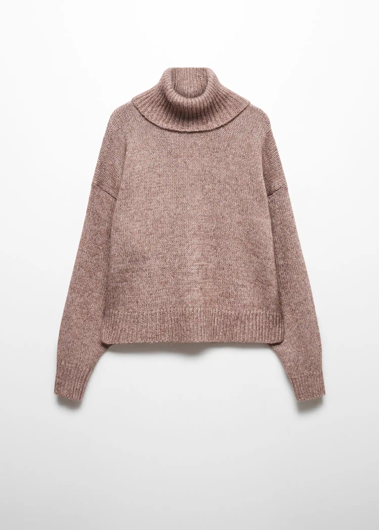 Jersey punto cuello vuelto
