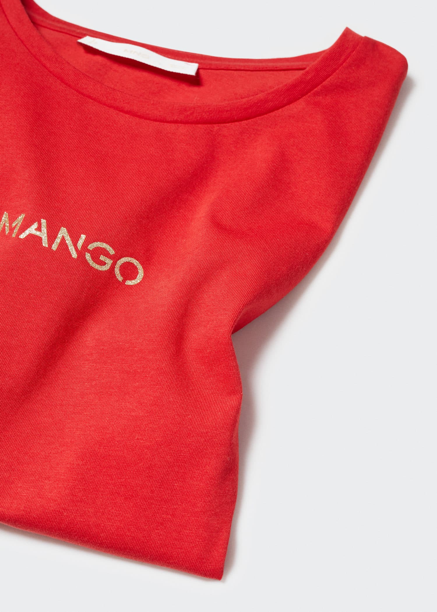 Camiseta logo metalizado