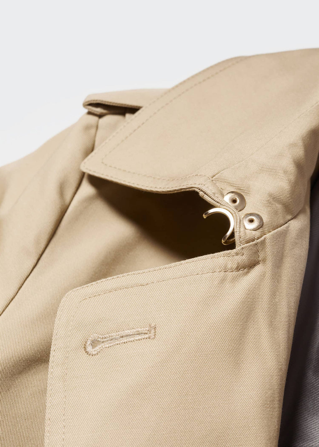 Trench clásico cinturón