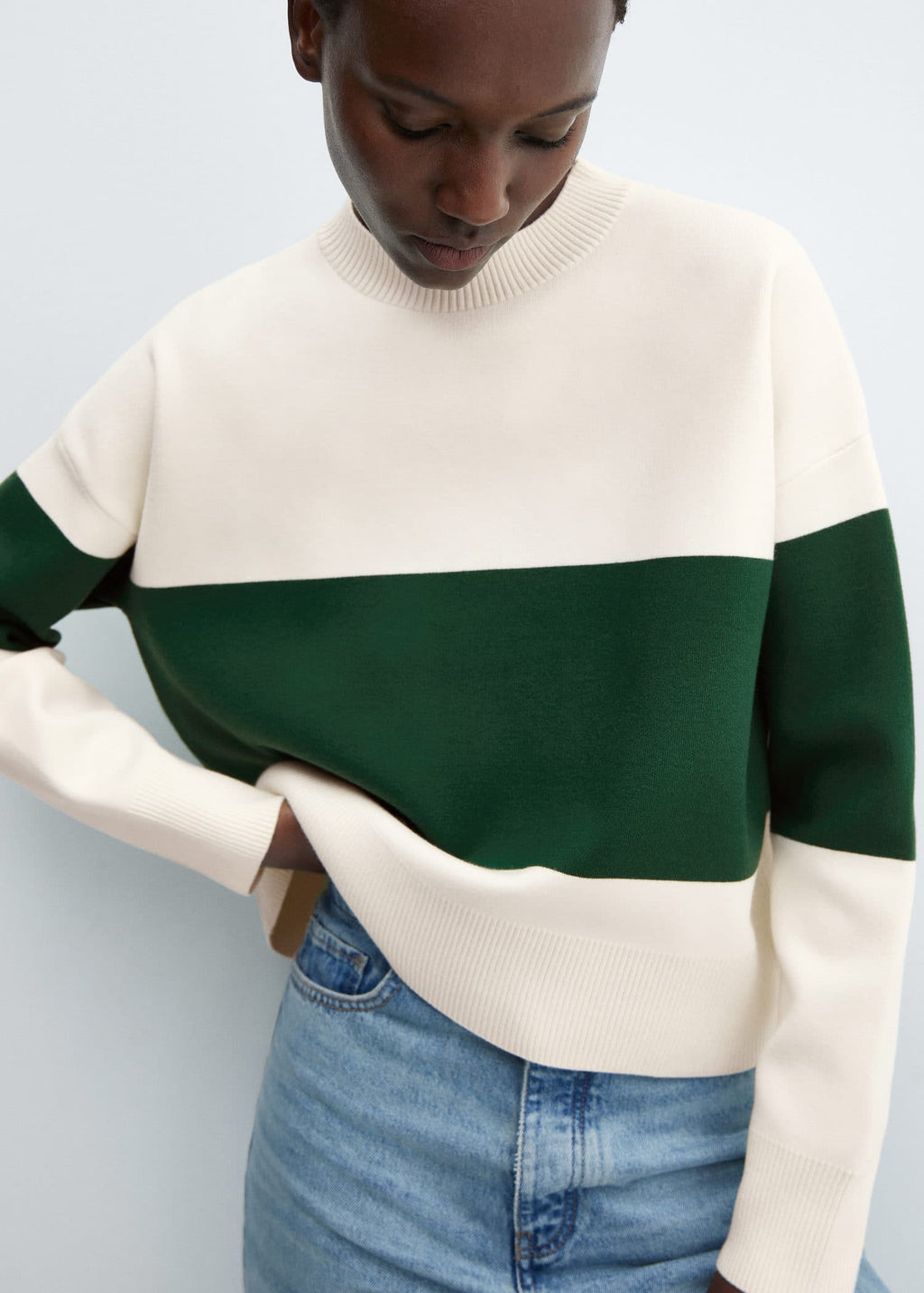 Jersey rayas oversize