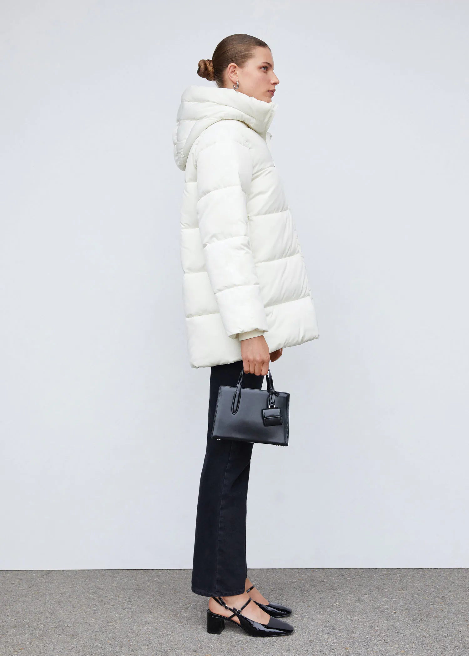 Anorak acolchado capucha