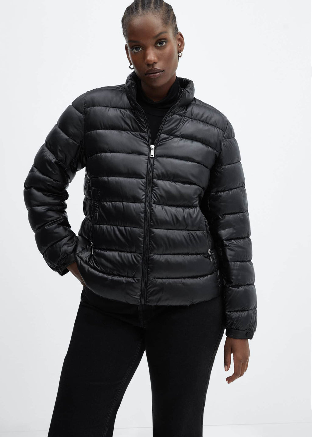 Anorak acolchado bolsillos