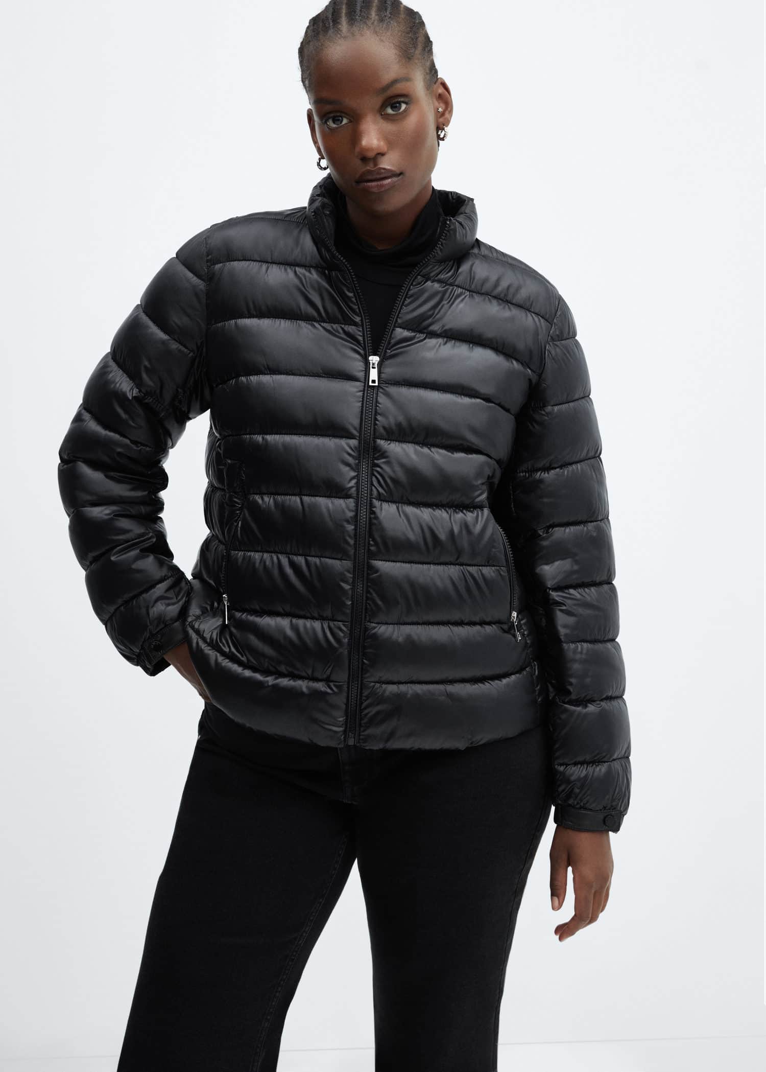 Anorak acolchado bolsillos
