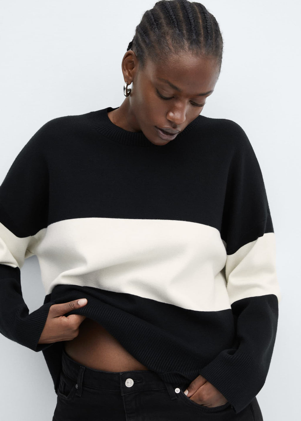 Jersey rayas oversize