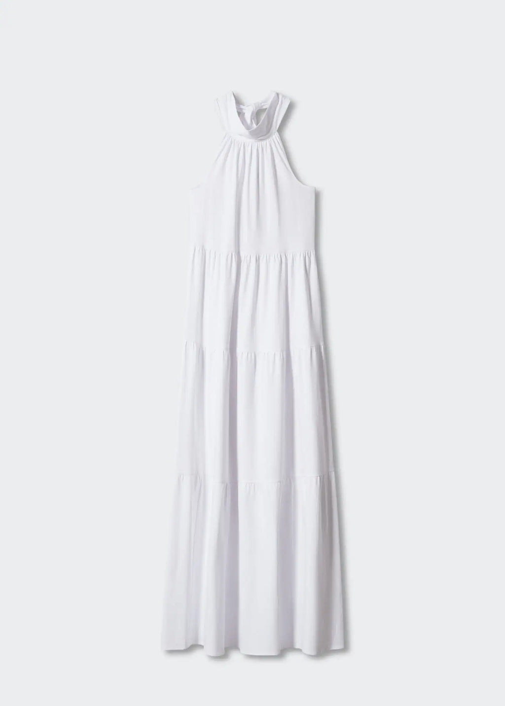 Vestido halter espalda abierta