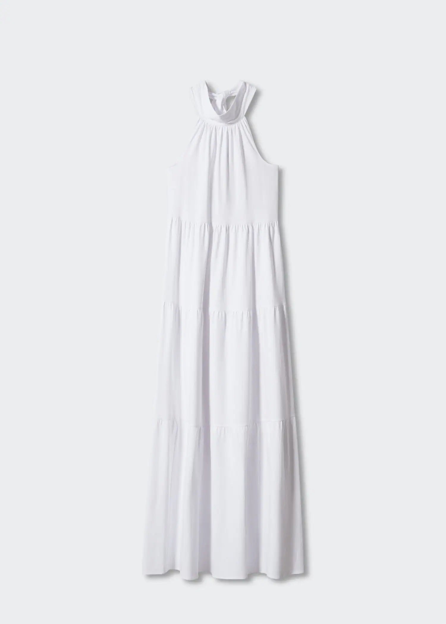 Vestido halter espalda abierta