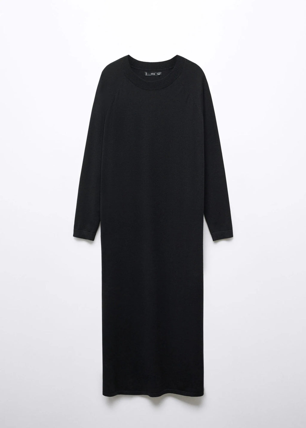 Vestido punto cuello redondo