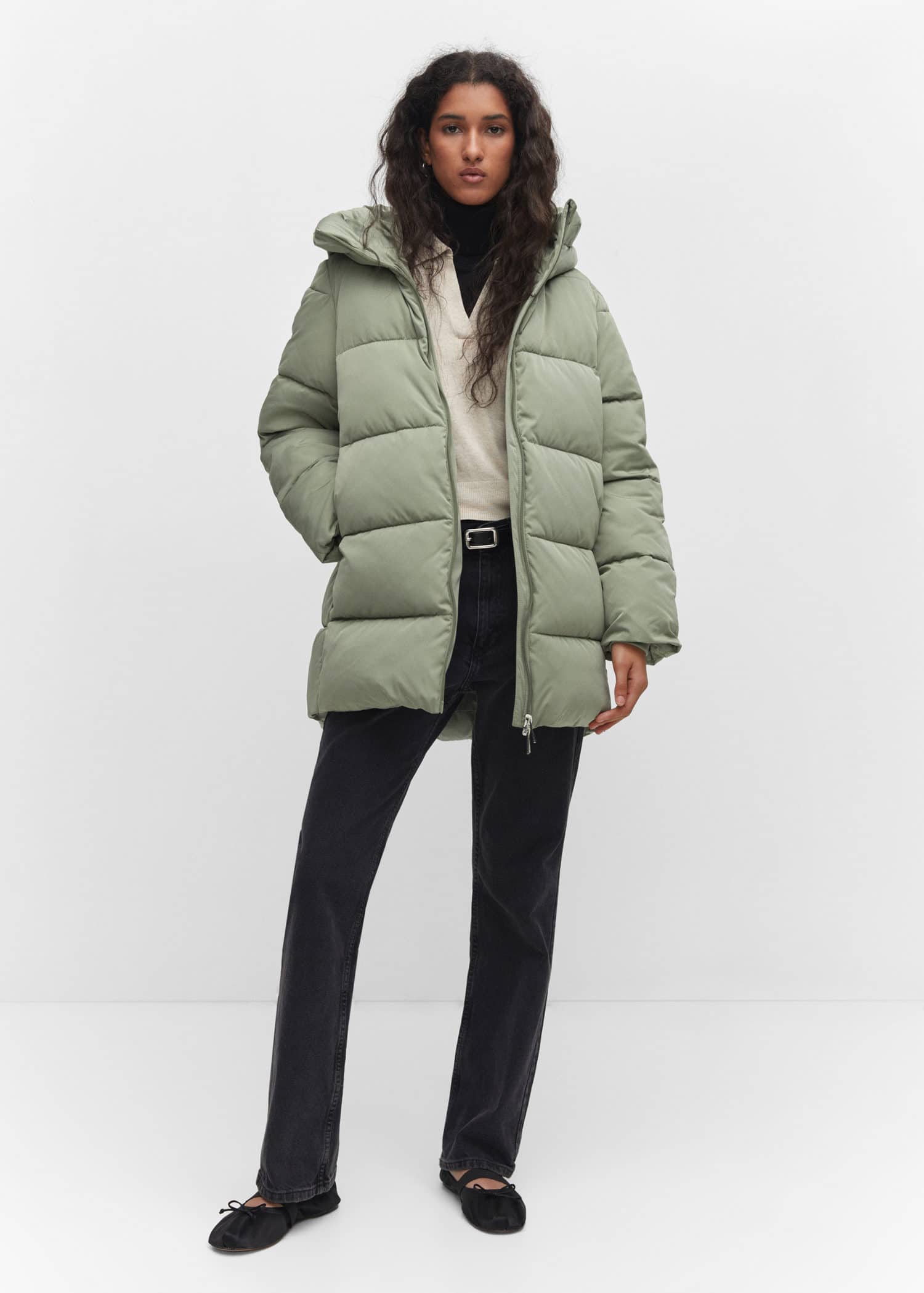 Anorak acolchado capucha