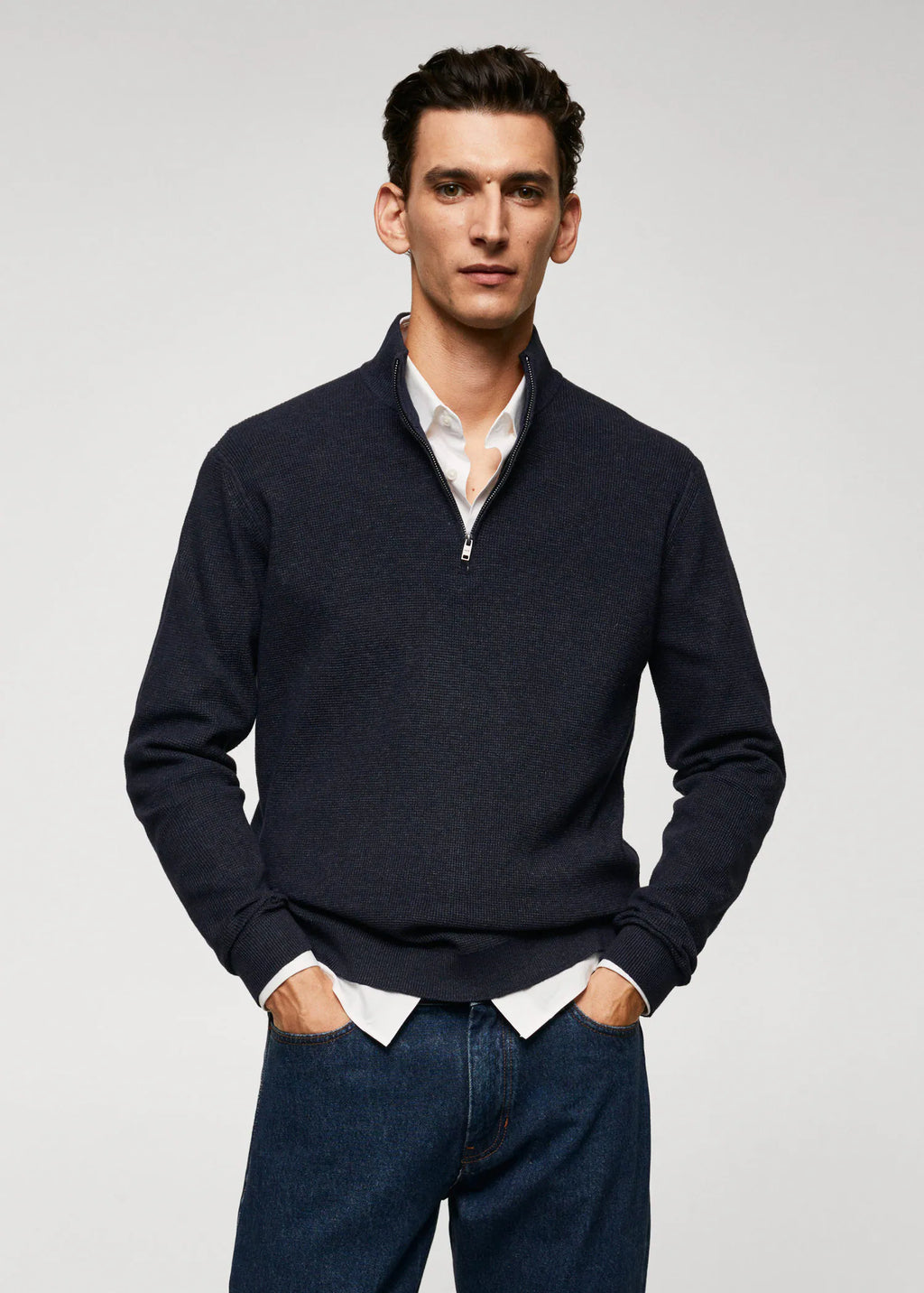 Jersey cuello perkins chimenea