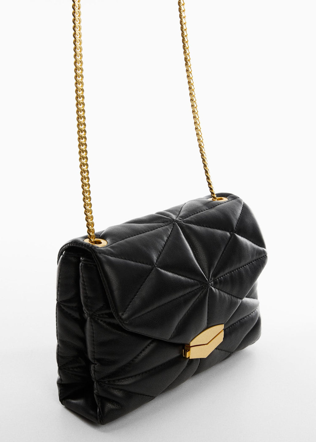 Bolso acolchado solapa