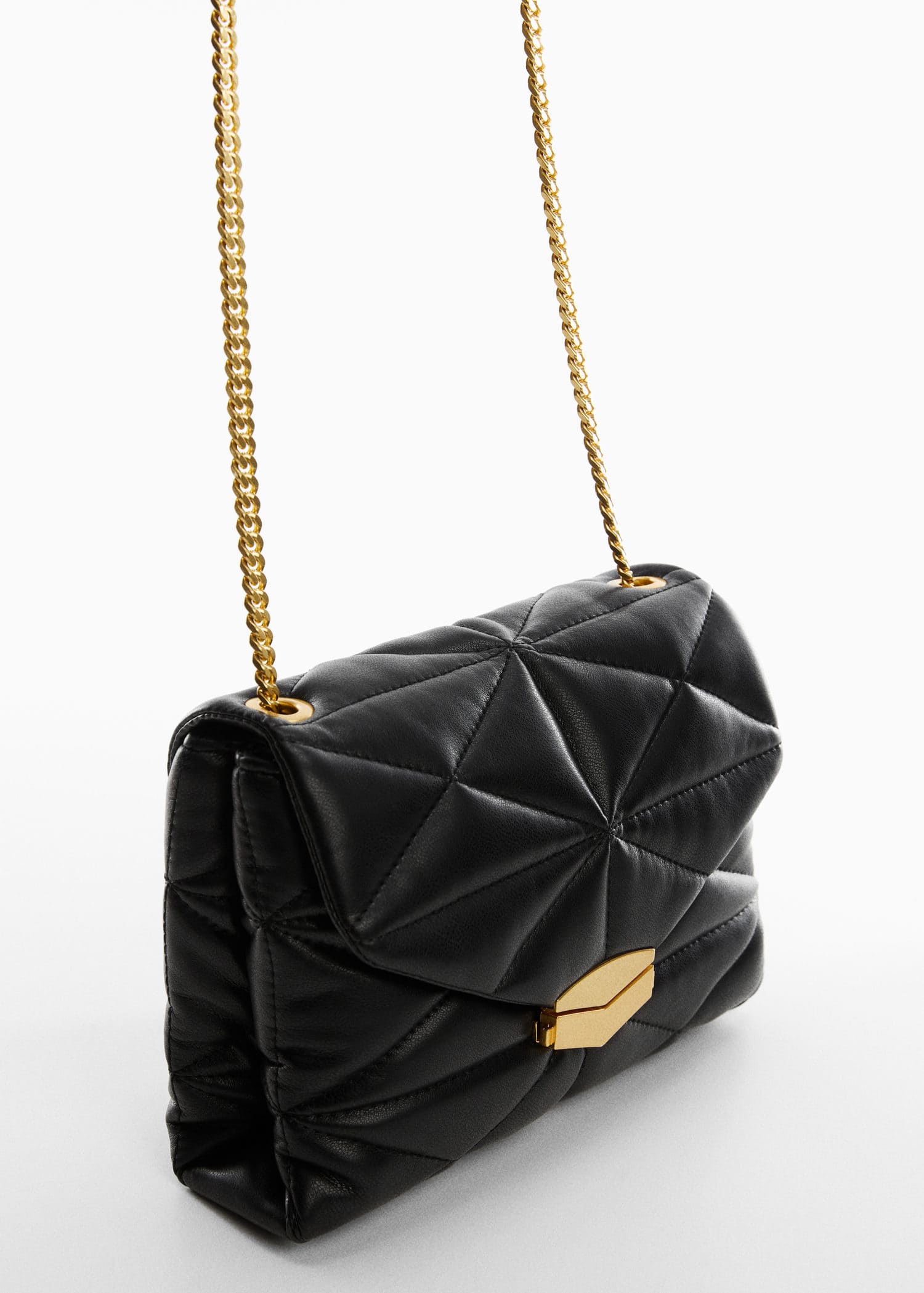 Bolso acolchado solapa
