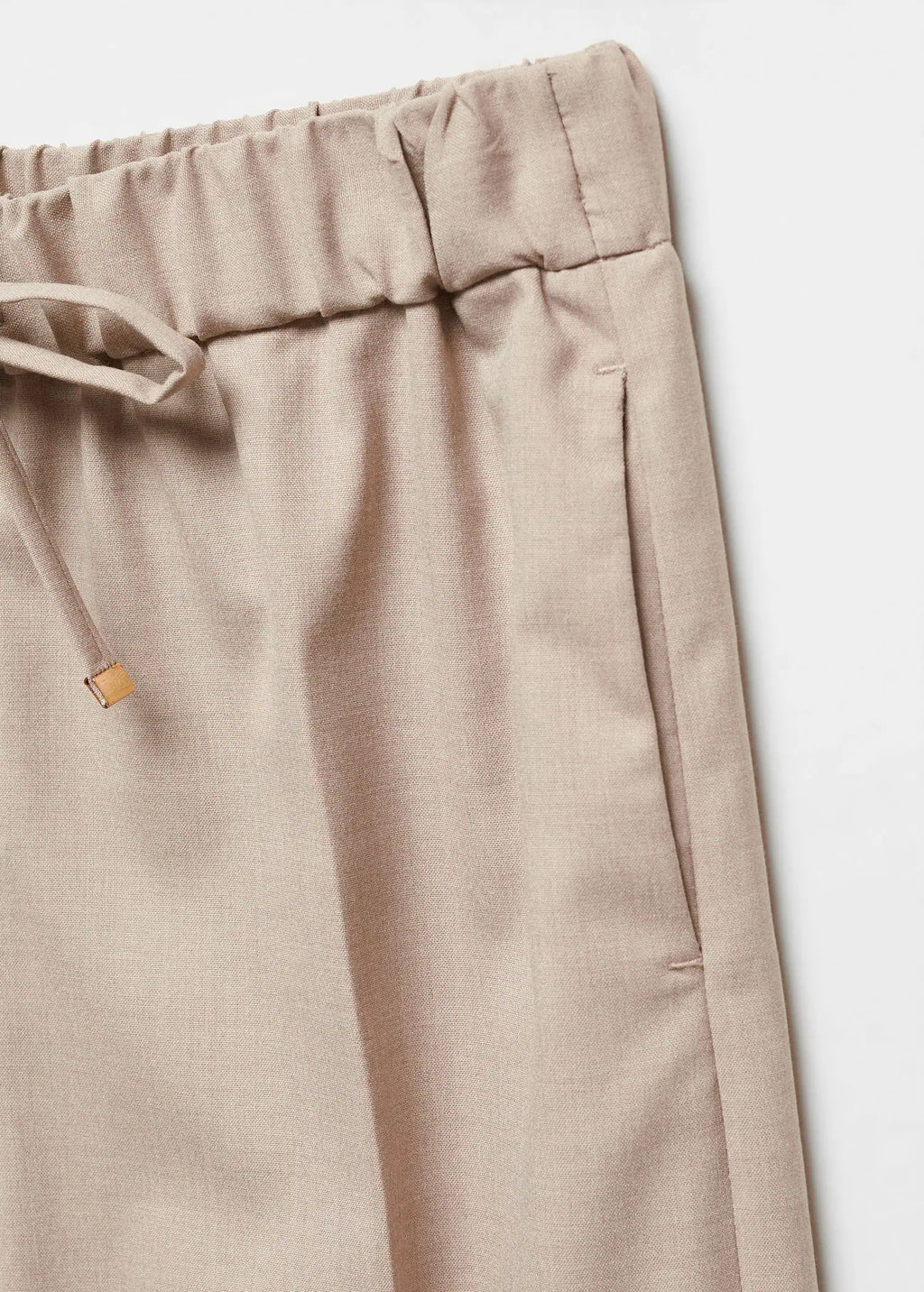 Pantalón wideleg cintura elástica