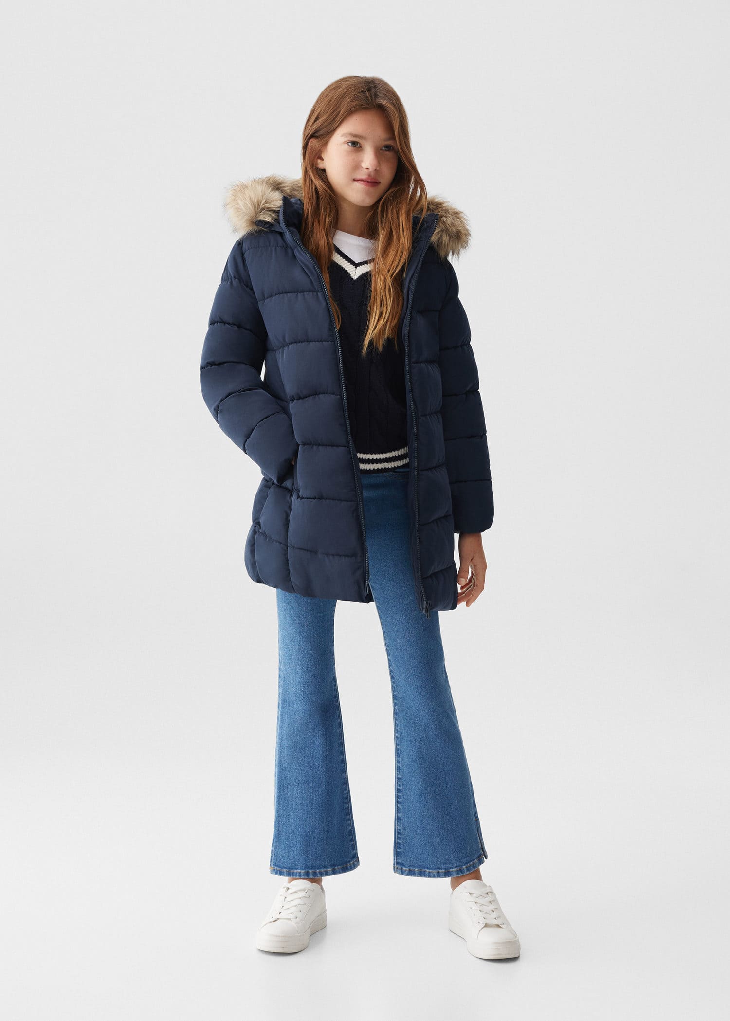 Anorak largo acolchado