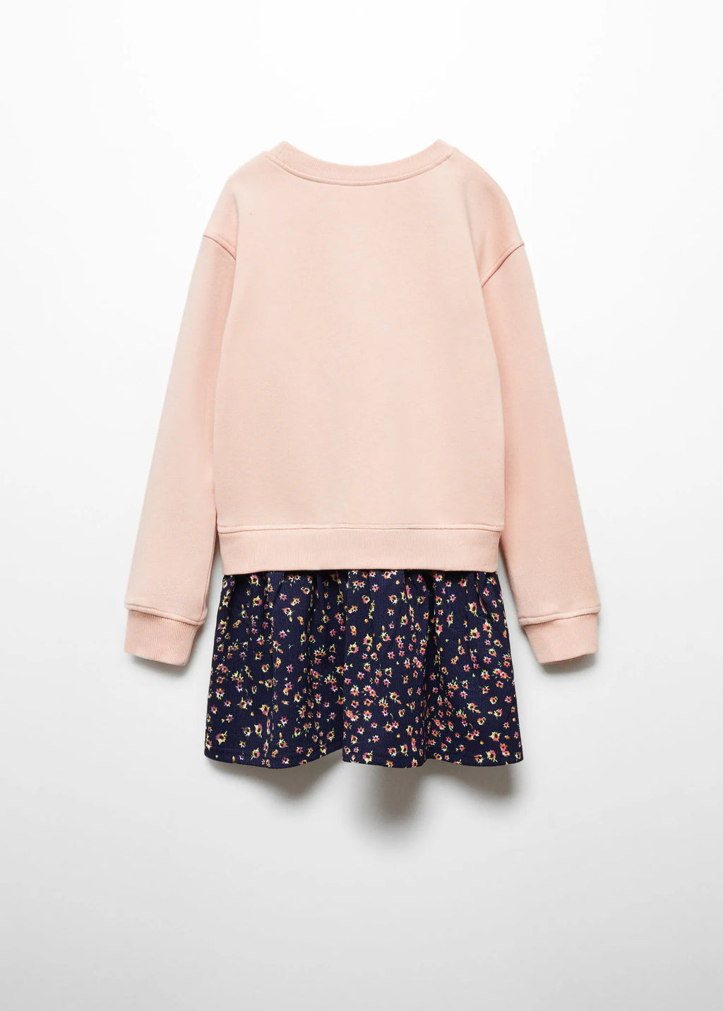 Vestido sudadera falda estampada